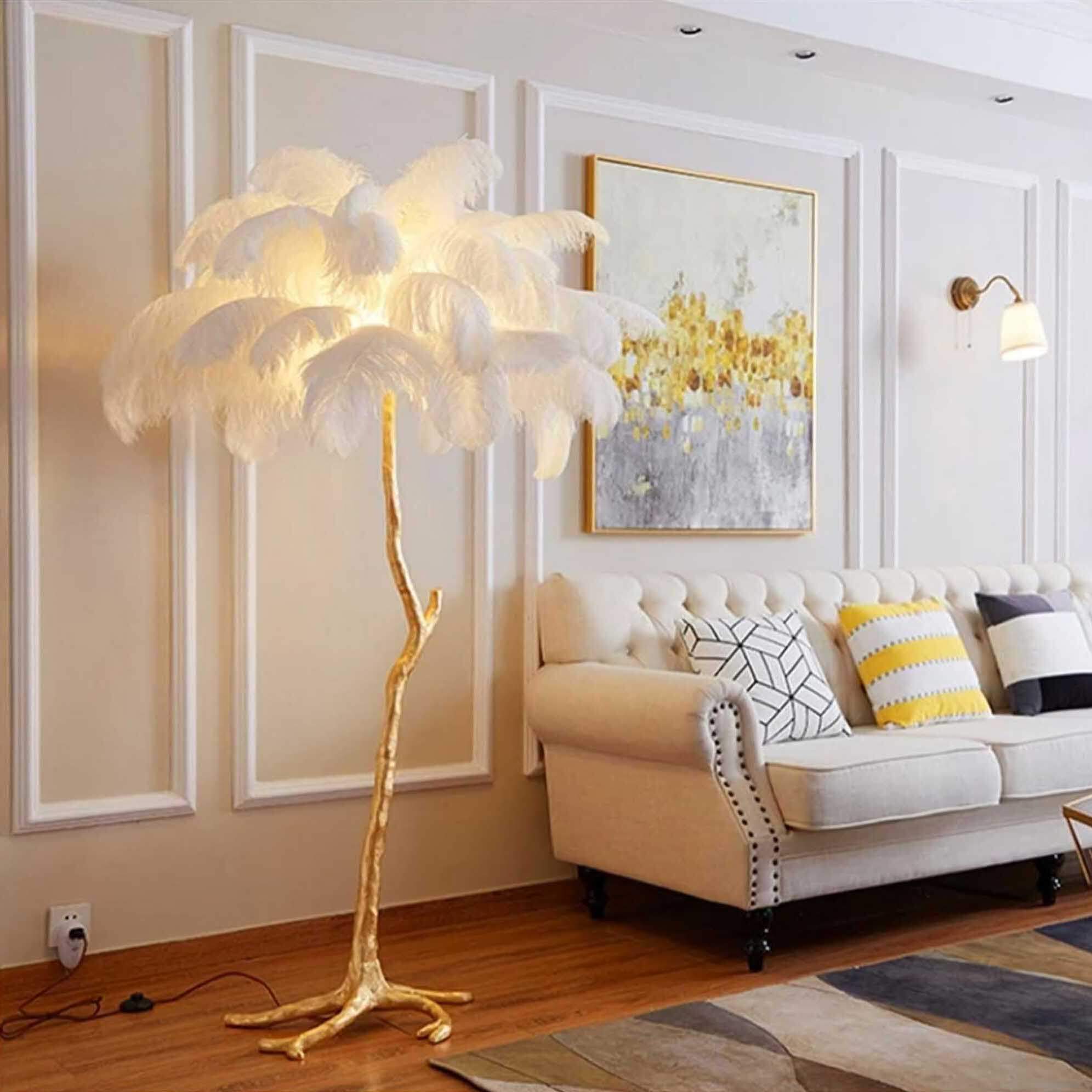 Ostrich Feather Floor Lamp - Image 38