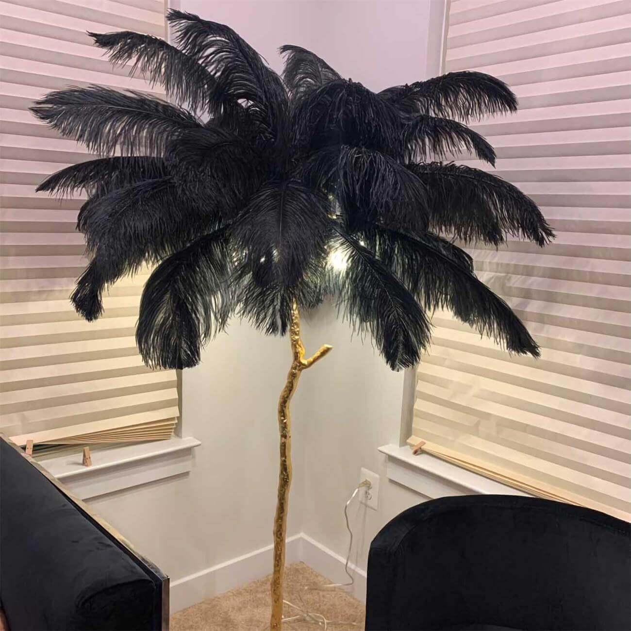 Ostrich Feather Floor Lamp - Image 48