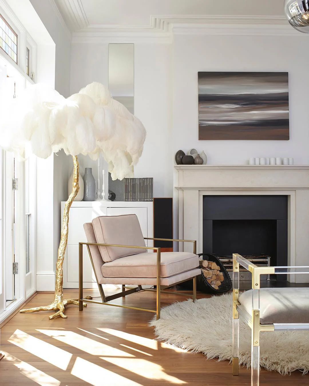 Ostrich Feather Floor Lamp - Image 52