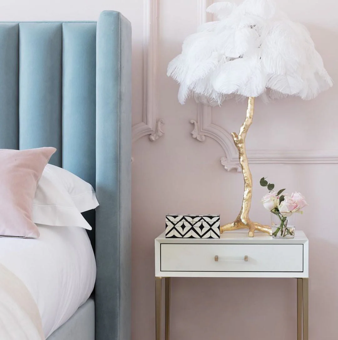 Ostrich Feather Table Lamp - Image 15