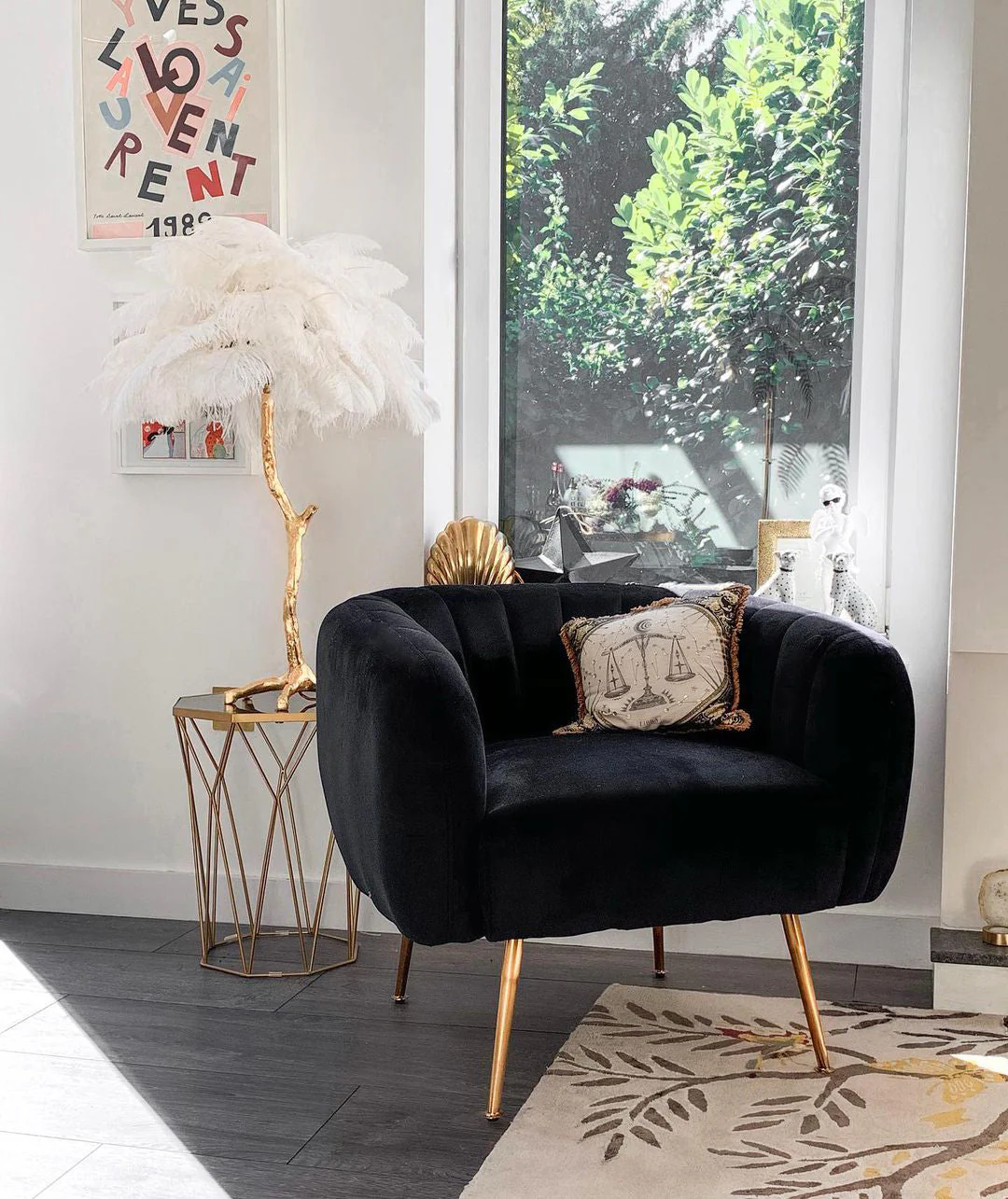 Ostrich Feather Table Lamp - Image 29