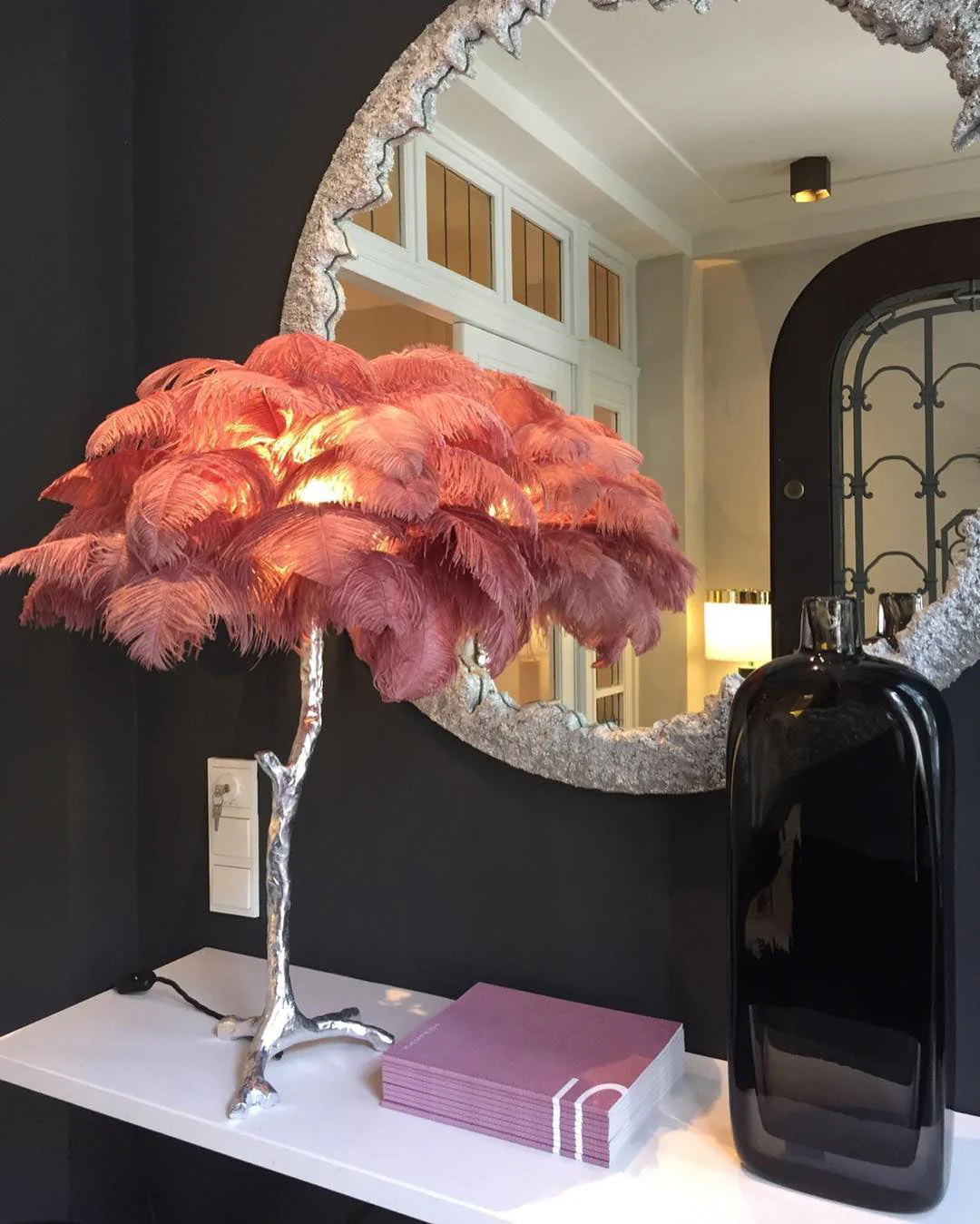 Ostrich Feather Table Lamp - Image 38