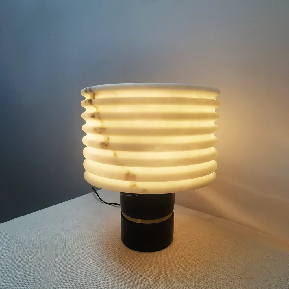 Outela Modern Alabaster Table Lamp - Image 10