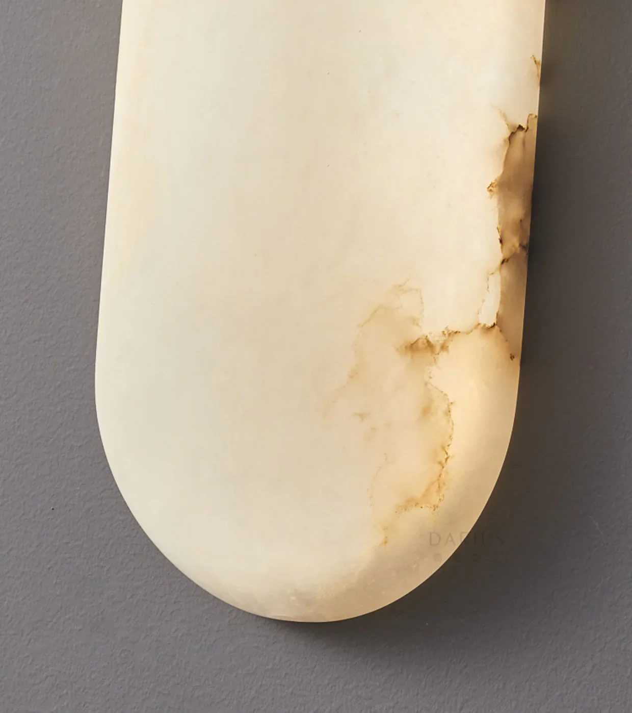 Oval Alabaster Semi Circular Wall Lamp - Image 21