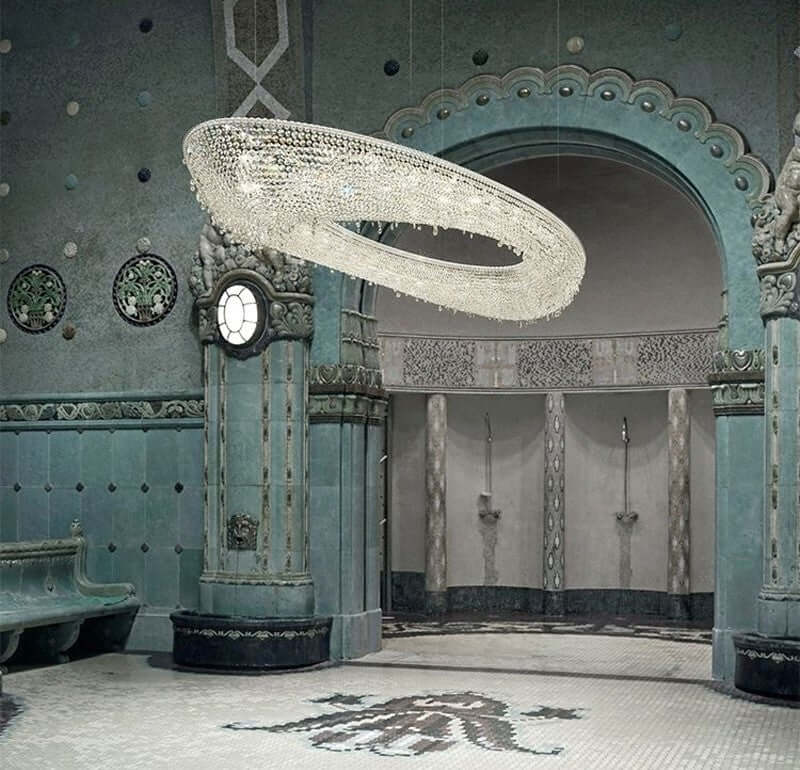 Oval Modern Crystal Chandelier - Image 5