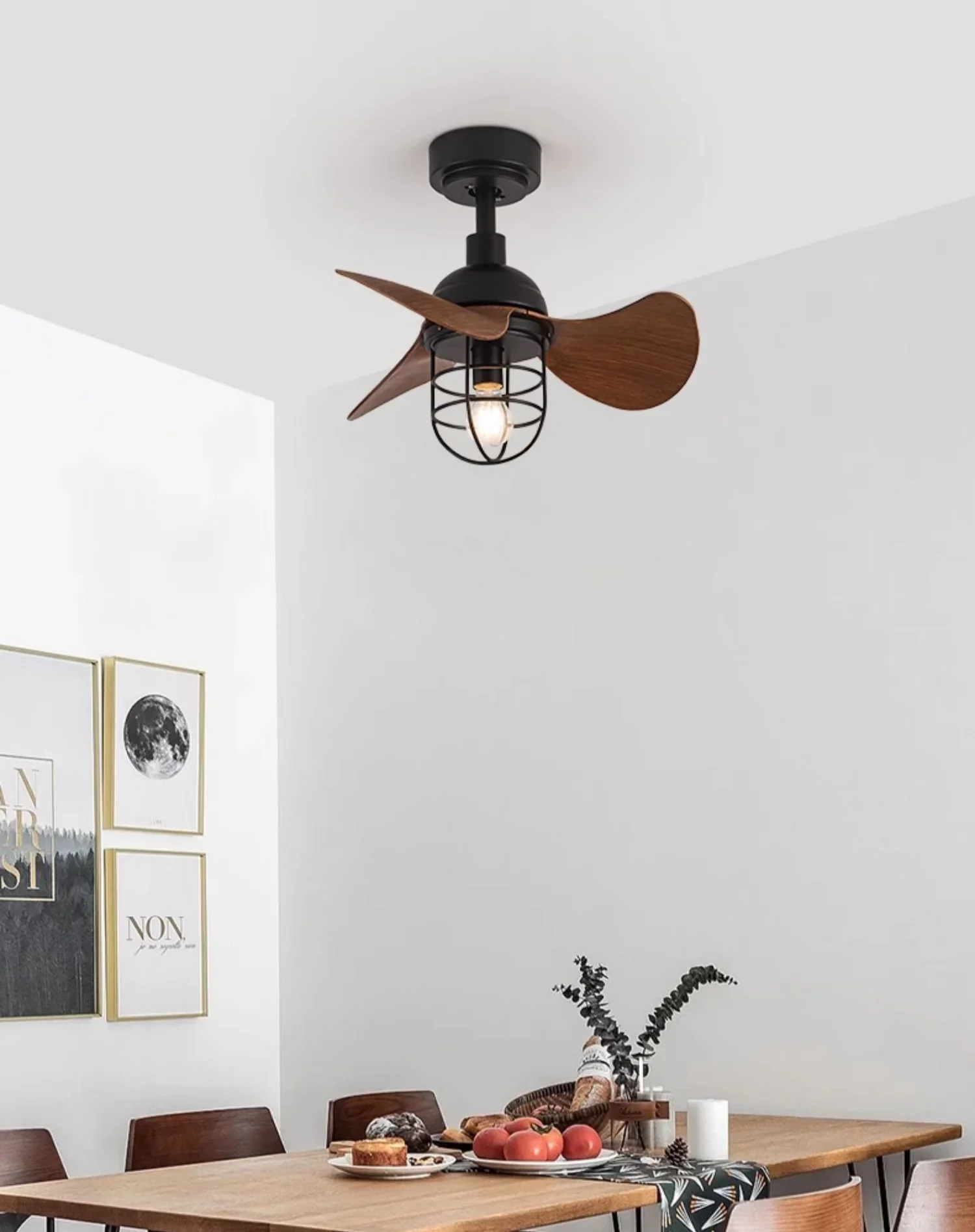 Oxton Simple Ceiling Fan Lamp - Image 3