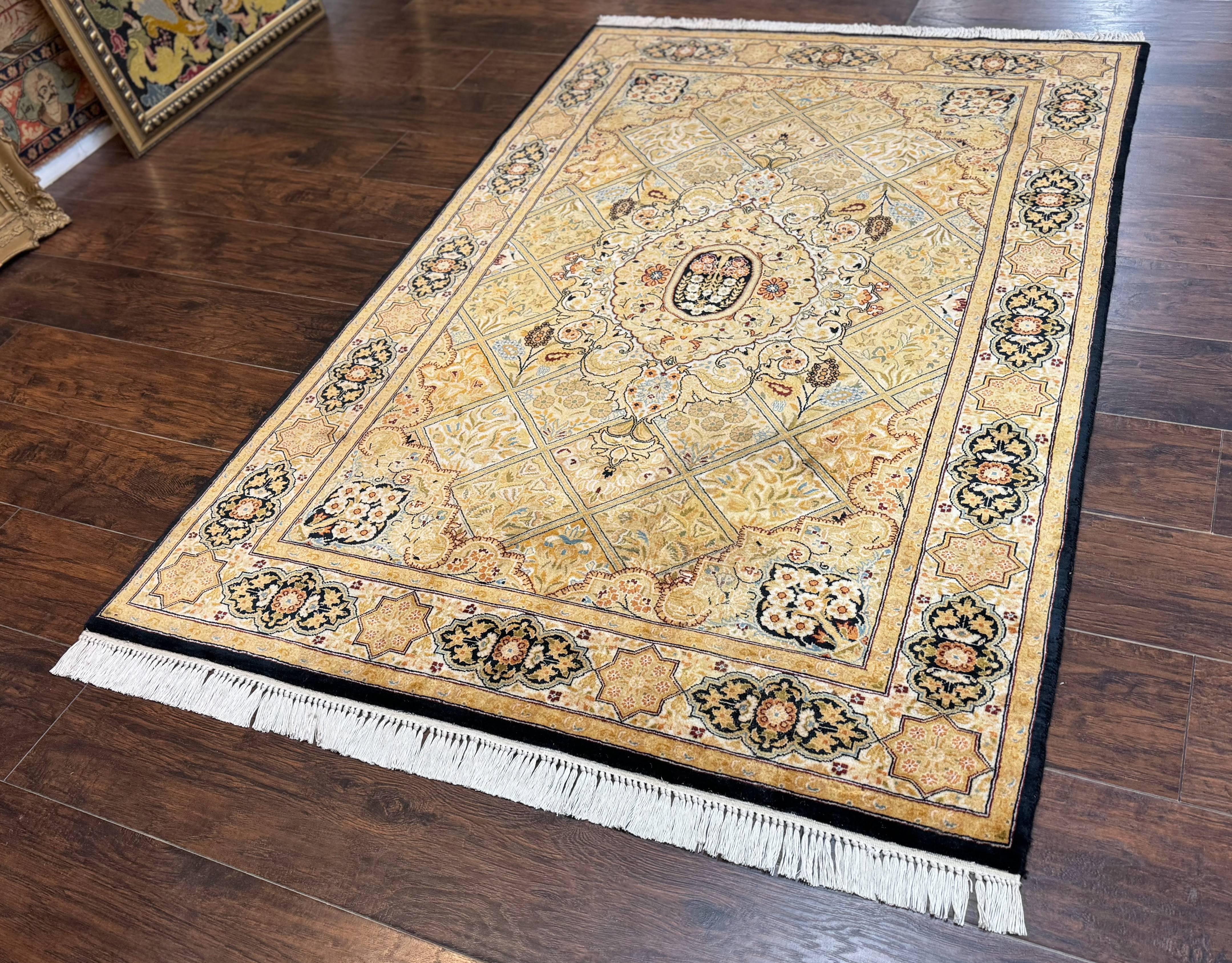 Pak Persian Rug 4x6, Panel Design - Image 2