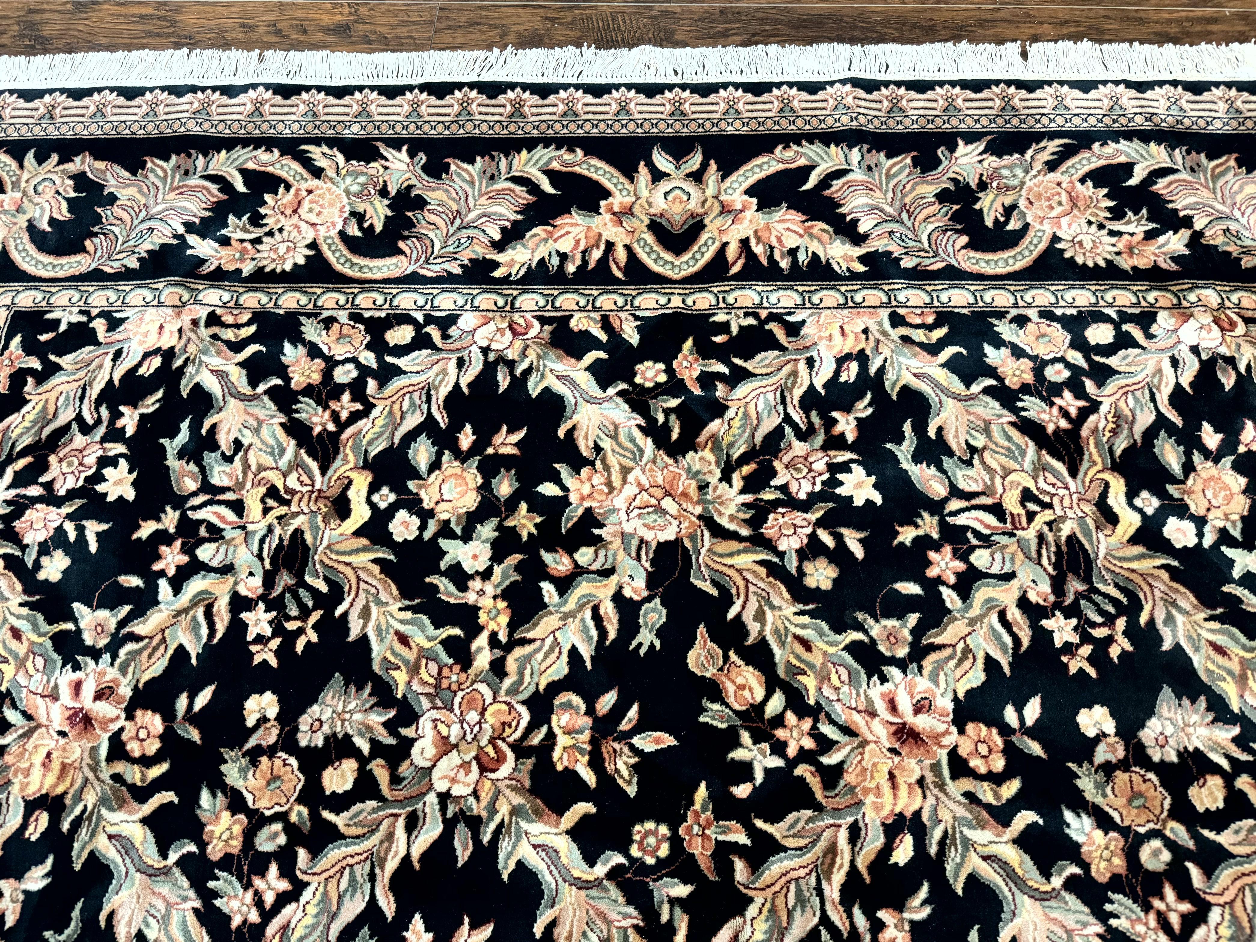 Pak Persian Rug 8x10, Black, Handmade - Image 3