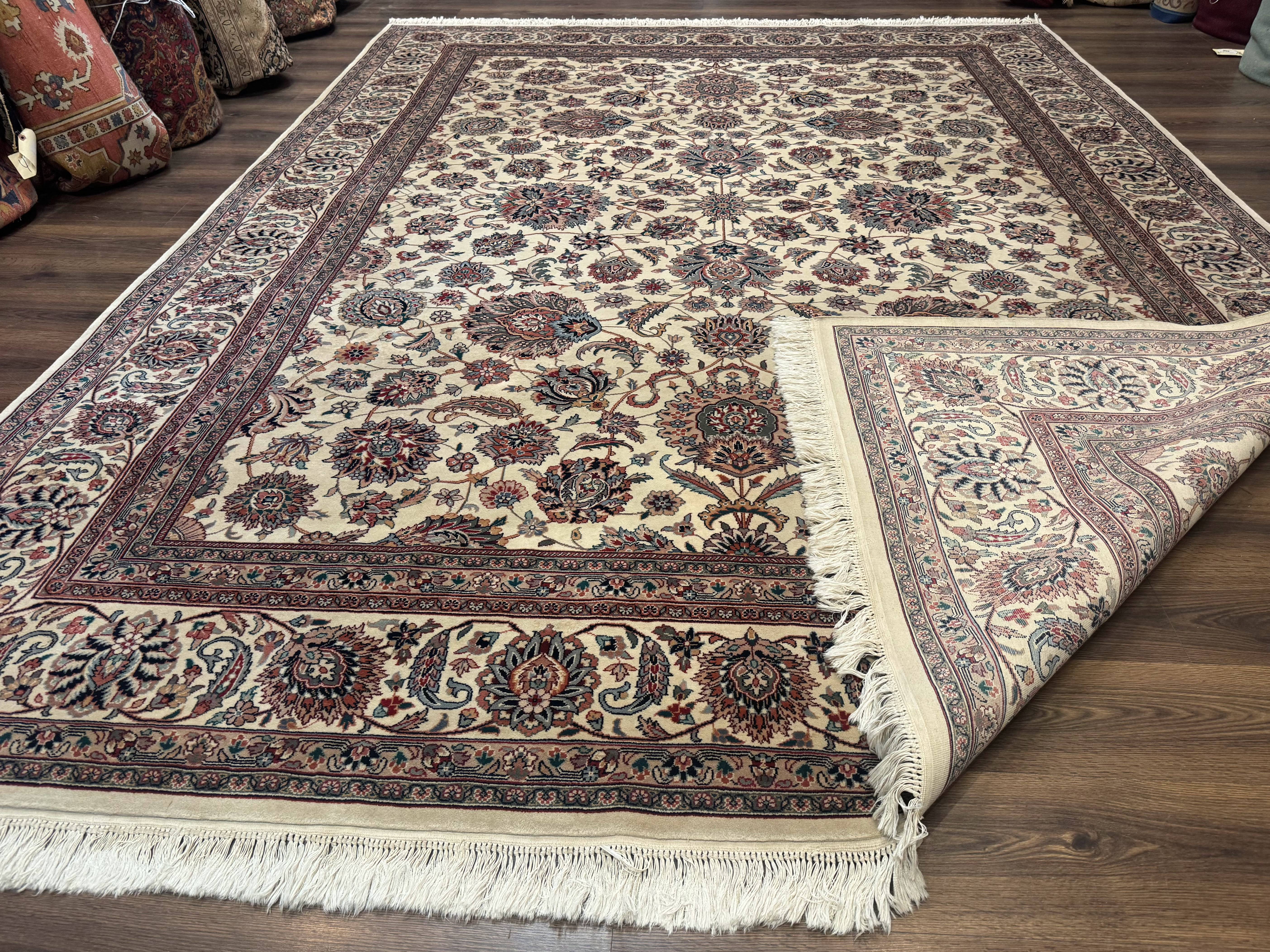 Pak Persian Rug 9x12, Allover Pattern, Fine Handmade Oriental Carpet - Image 11