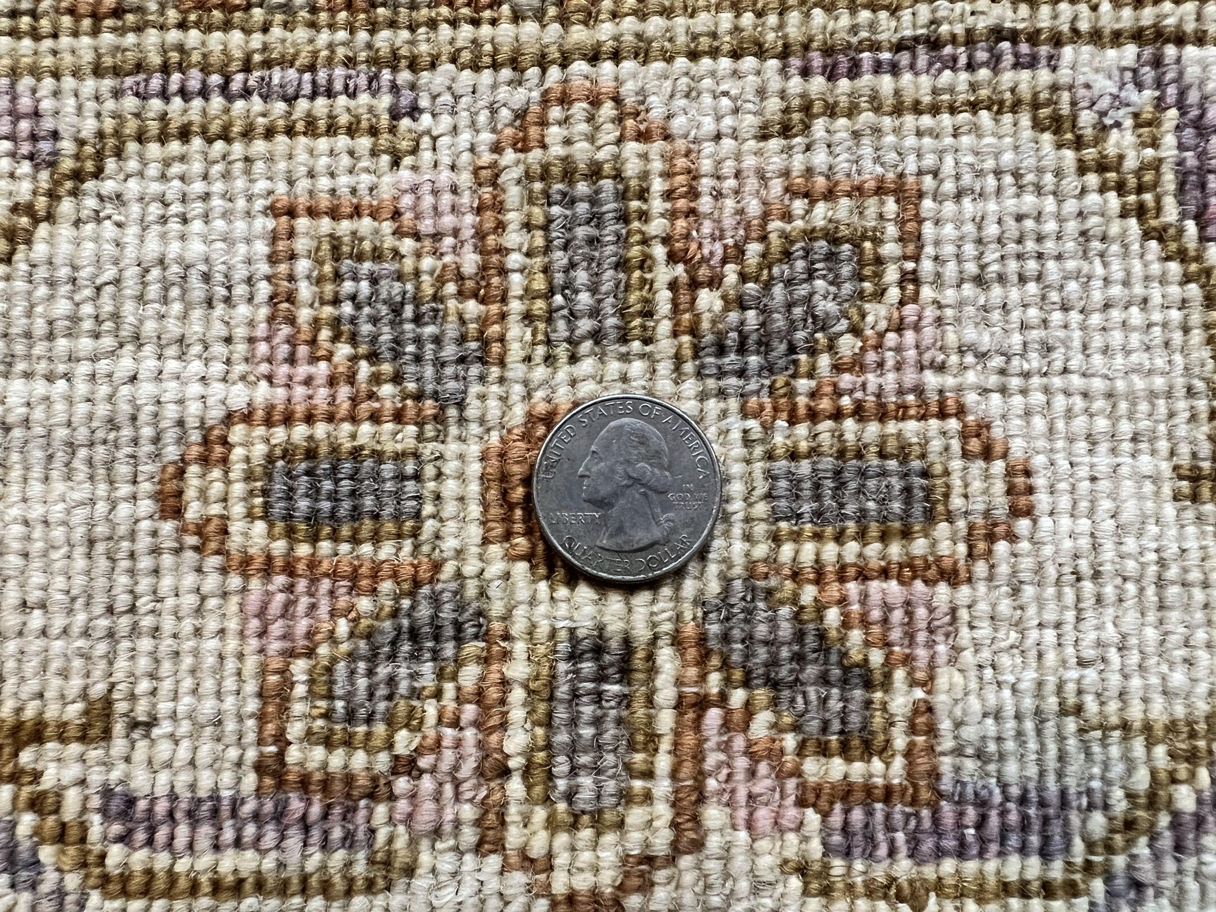 Pakistani Peshawar Rug 3x5, Safavieh Wool Handmade Hand Knotted Vintage Rug, Panel Design 3 x 5 Oriental Carpet - Image 11