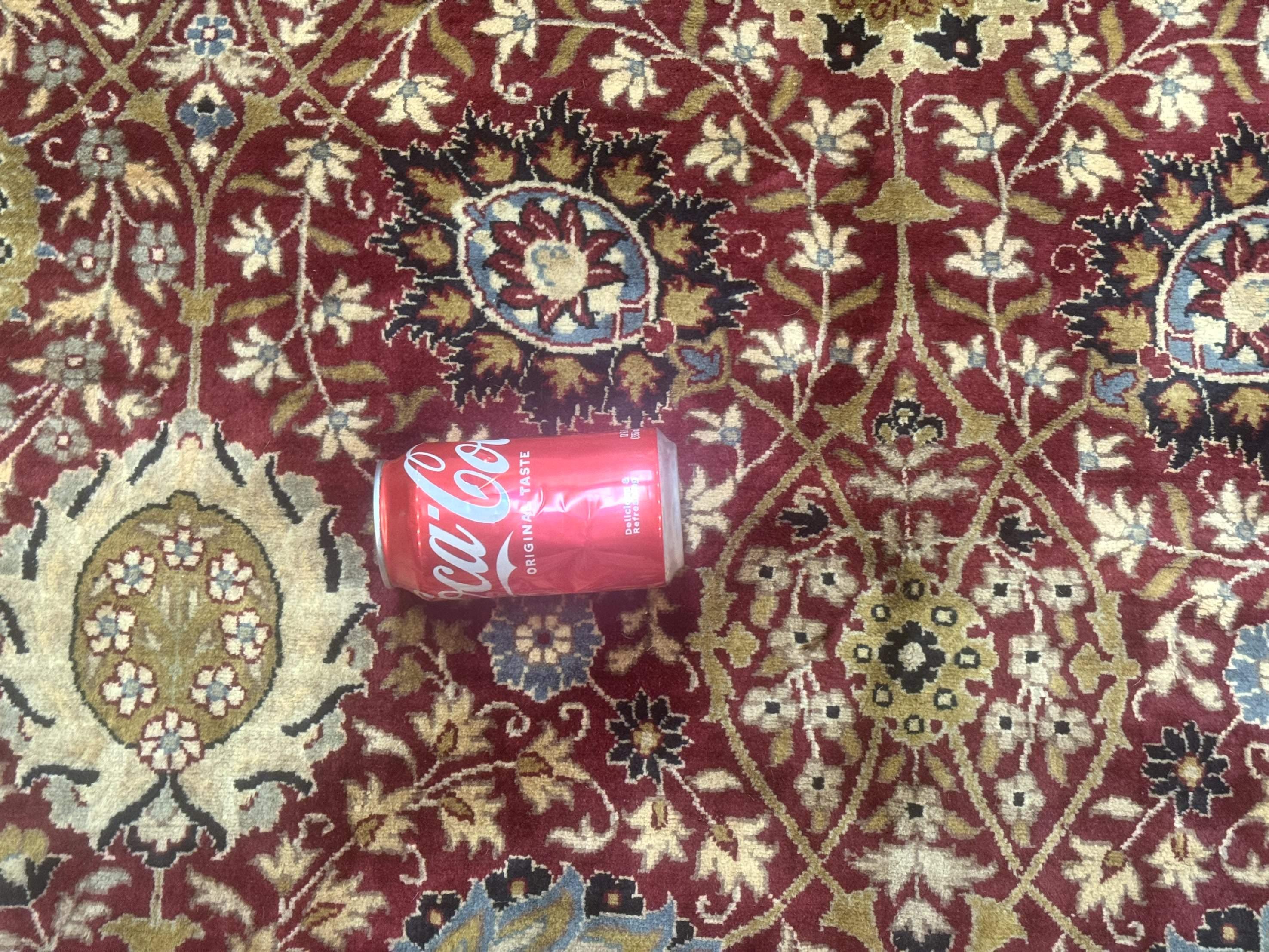 Palace Size Pak Persian Rug 12x15, Brick Red, Allover Pattern, Handmade Oversized Wool Oriental Carpet, Large Area Rug, Fine 225 KPSI - Image 12