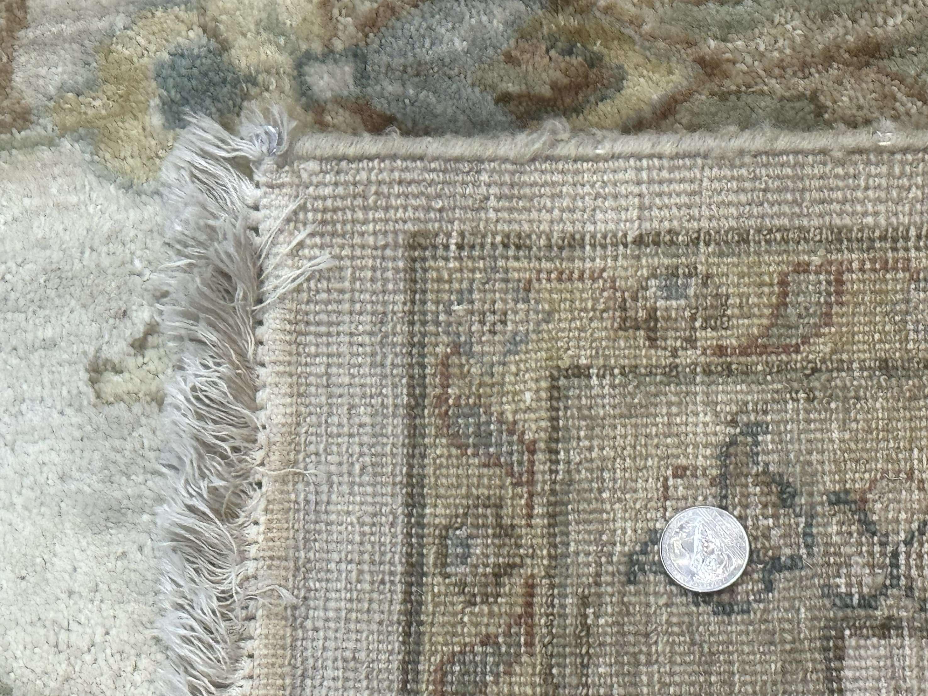Palace Size Rug 12x15, Neutral Light Colors, Oat, Peshawar Chobi Oushak Rug, Handmade Wool Rug - Image 10
