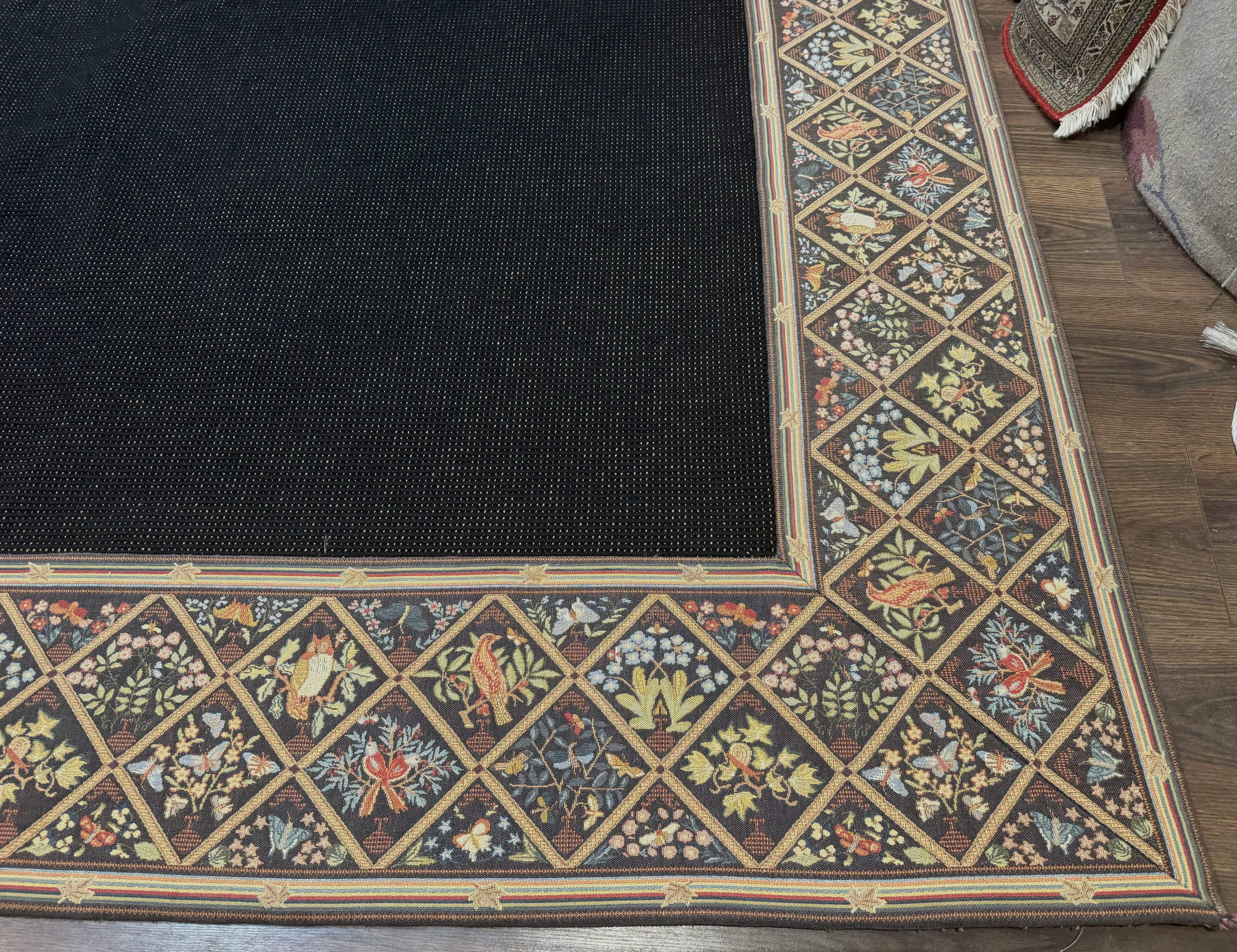 Palace Sized Stark Area Rug 12x19, Black Carpet - Image 8