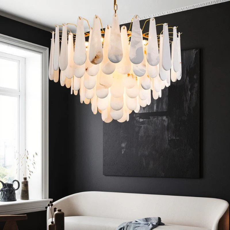 Patra Alabaster Chandelier Light - Image 3