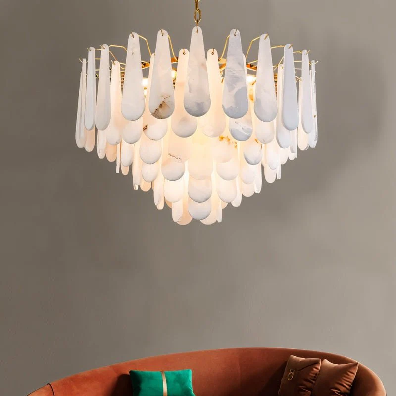 Patra Alabaster Chandelier Light - Image 4