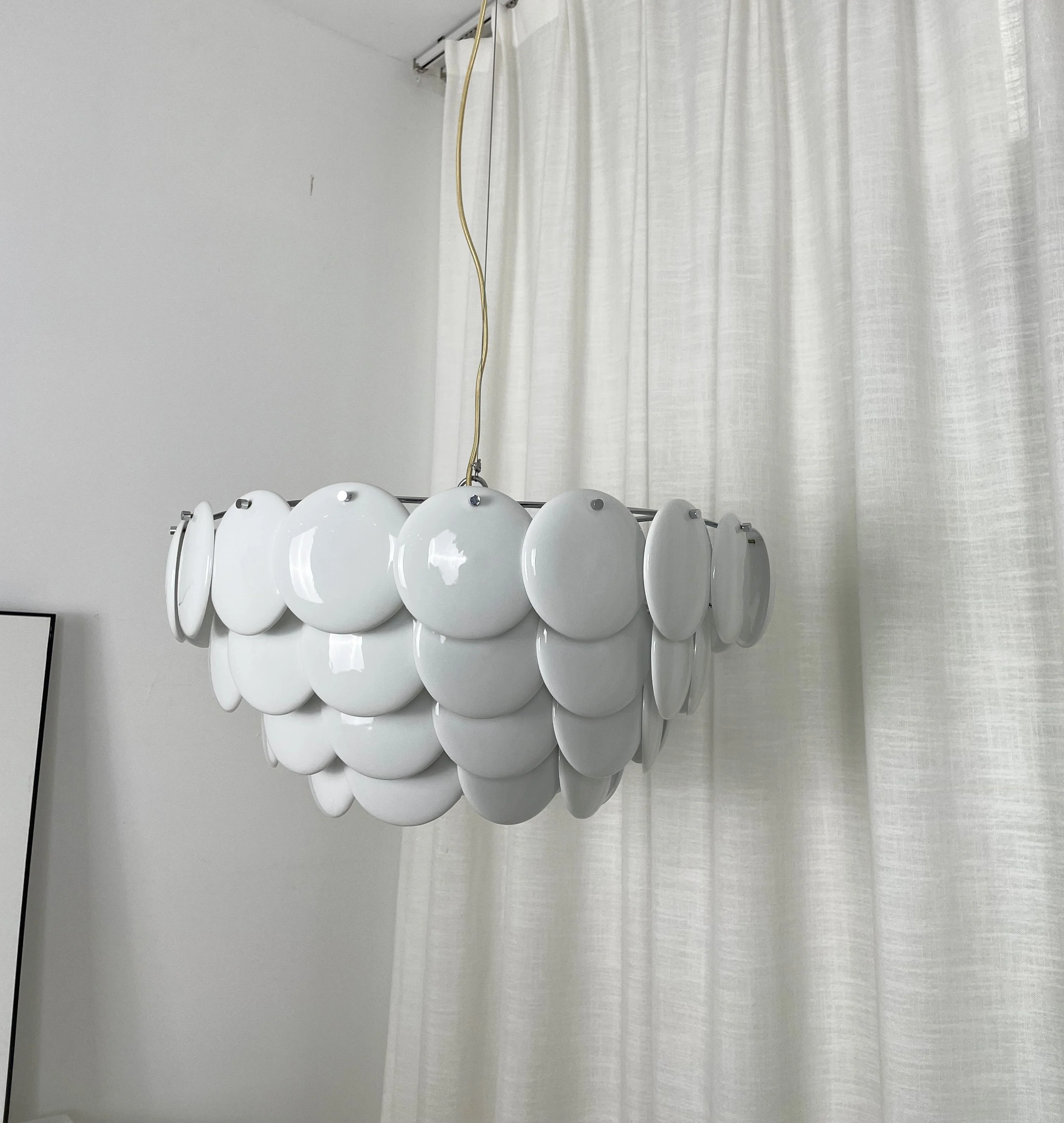Pembridge White Ceramic Chandelier - Image 15