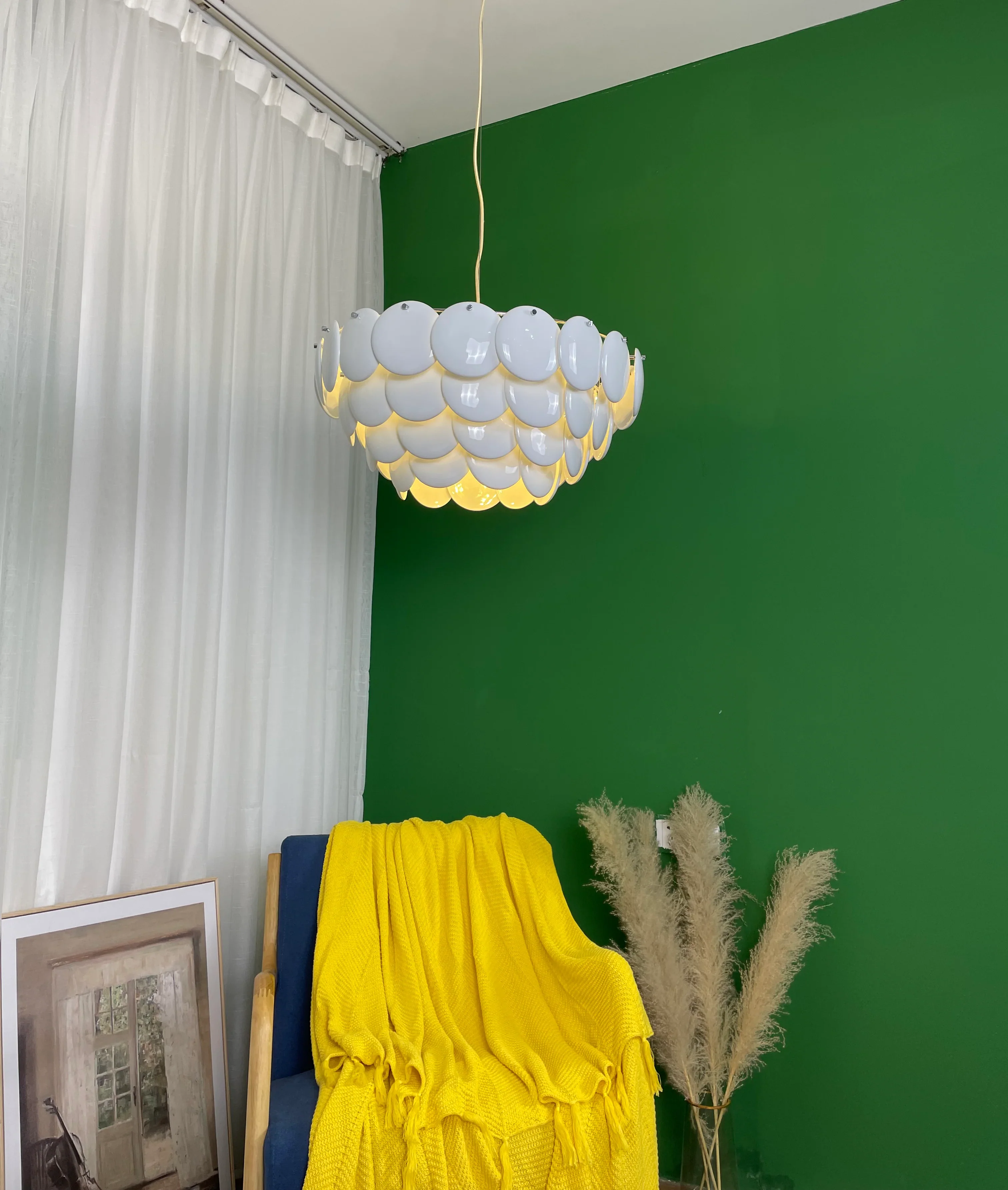 Pembridge White Ceramic Chandelier - Image 21