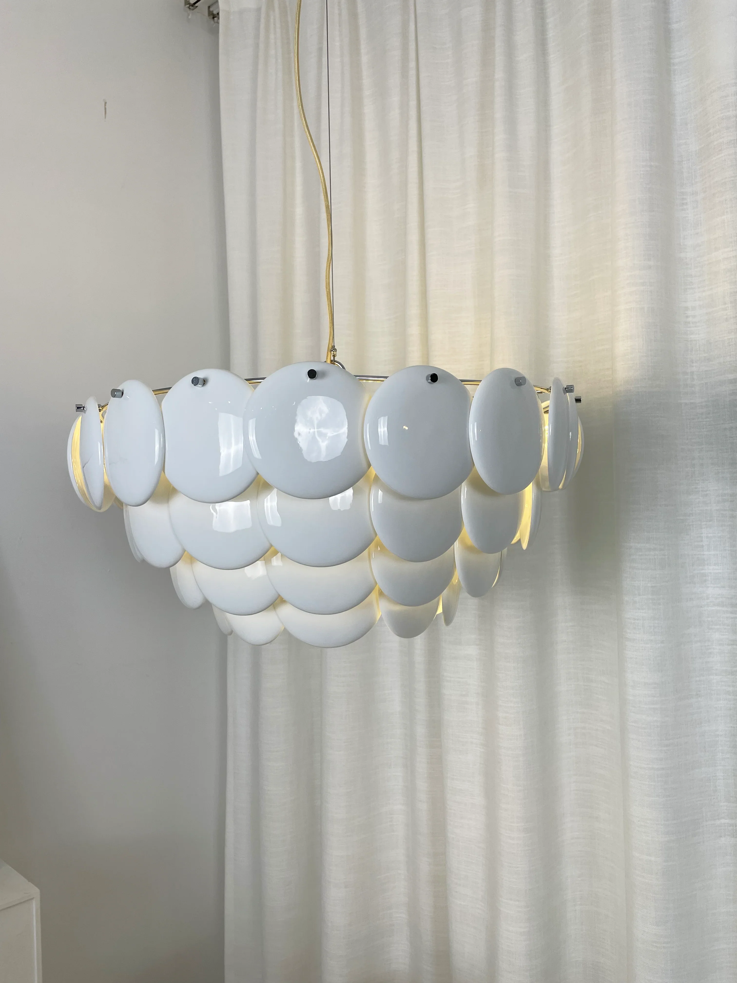 Pembridge White Ceramic Chandelier - Image 23
