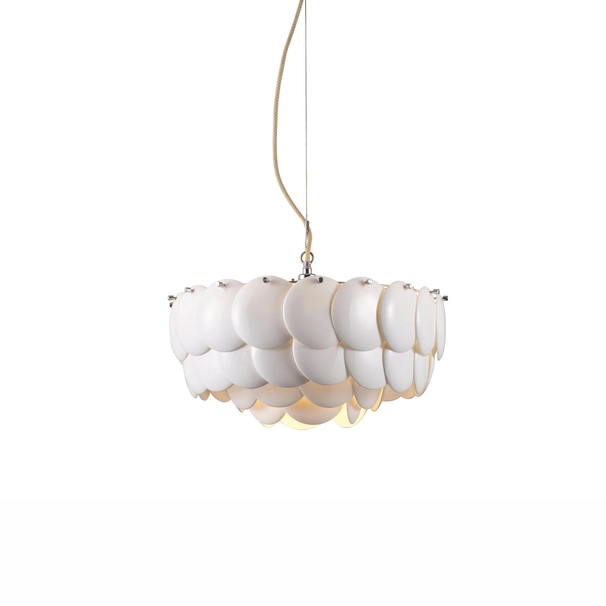Pembridge White Ceramic Chandelier - Image 29