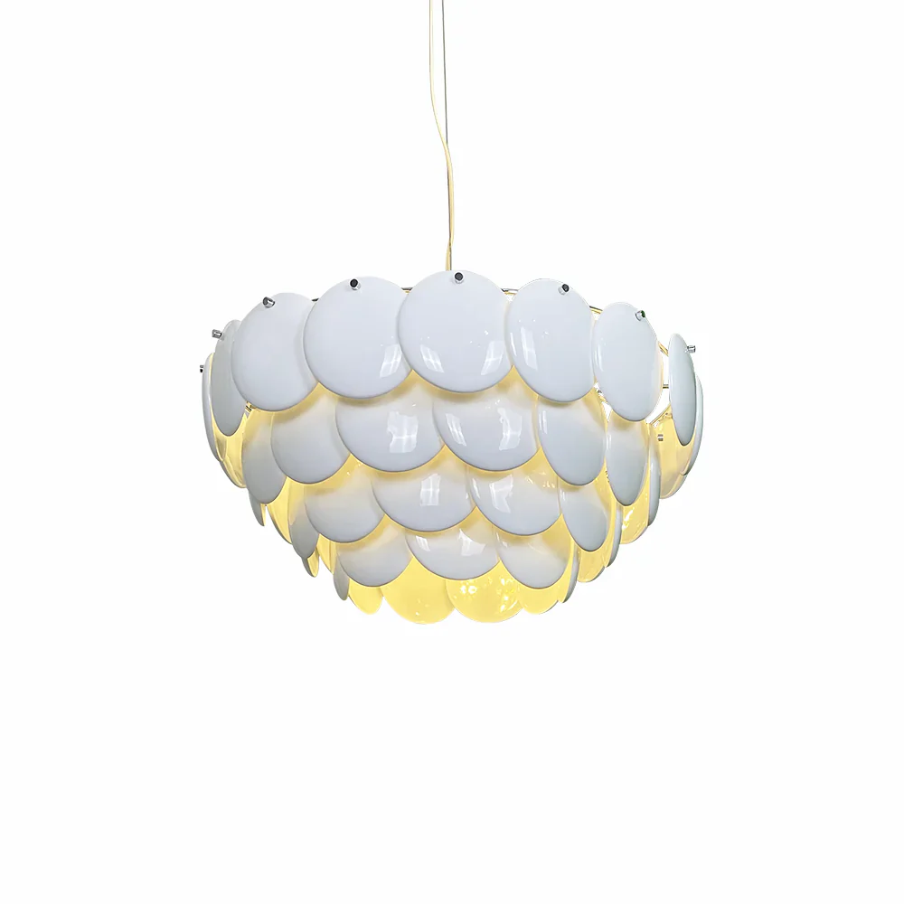 Pembridge White Ceramic Chandelier - Image 30