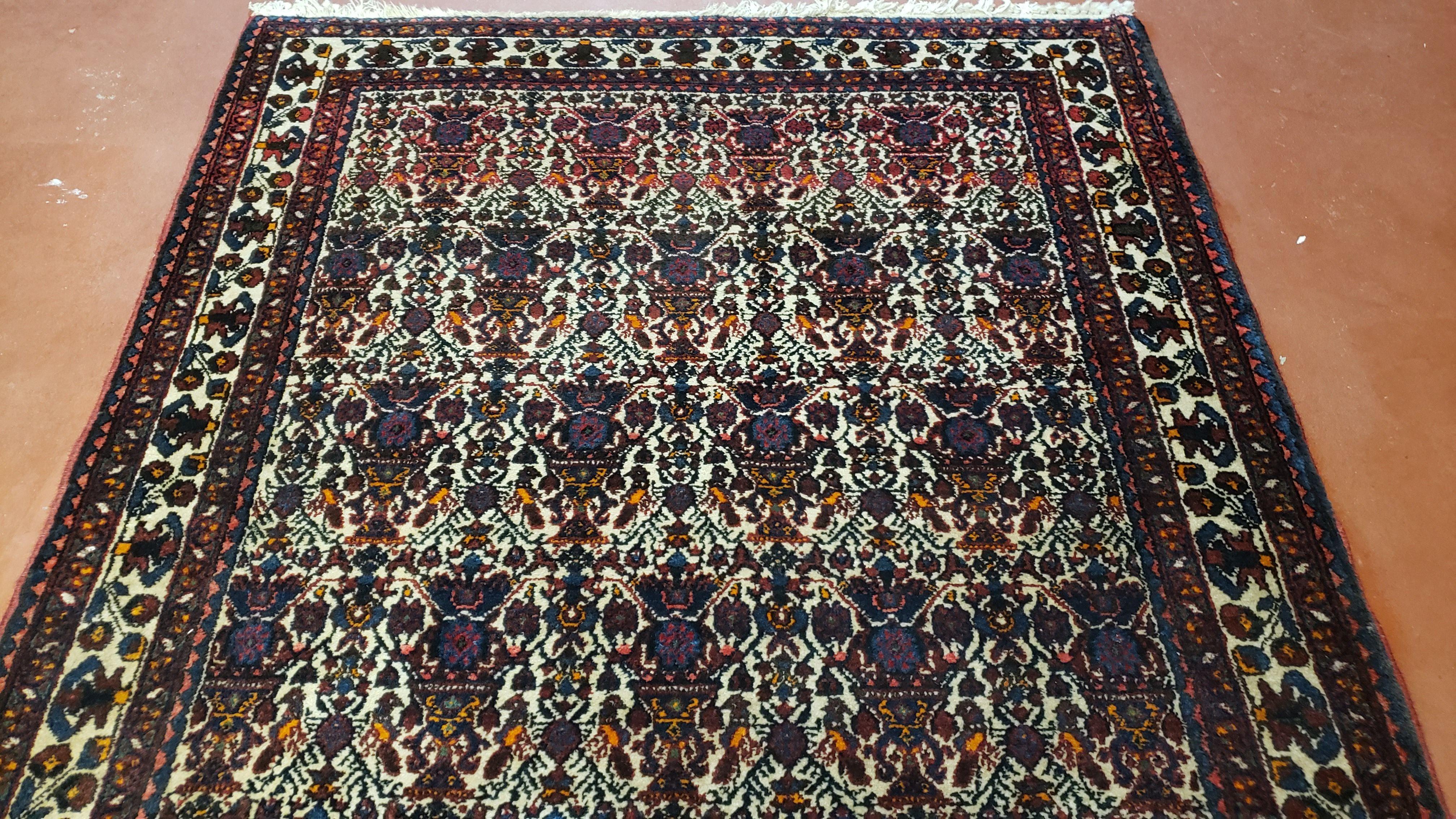 Persian Afshar Rug 3.6 x 5, Zili Sultan Pattern, Wool - Image 3