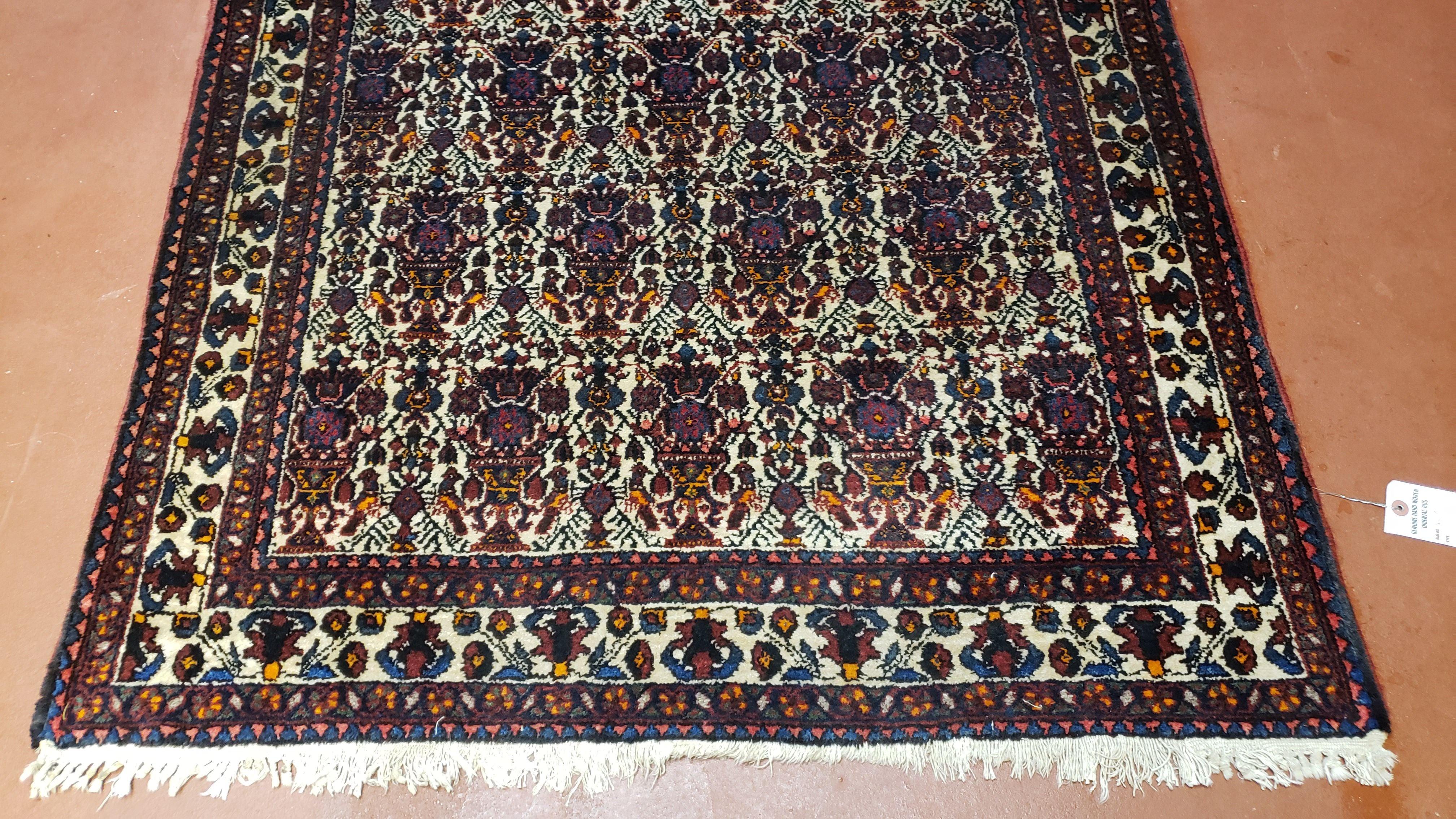 Persian Afshar Rug 3.6 x 5, Zili Sultan Pattern, Wool - Image 8
