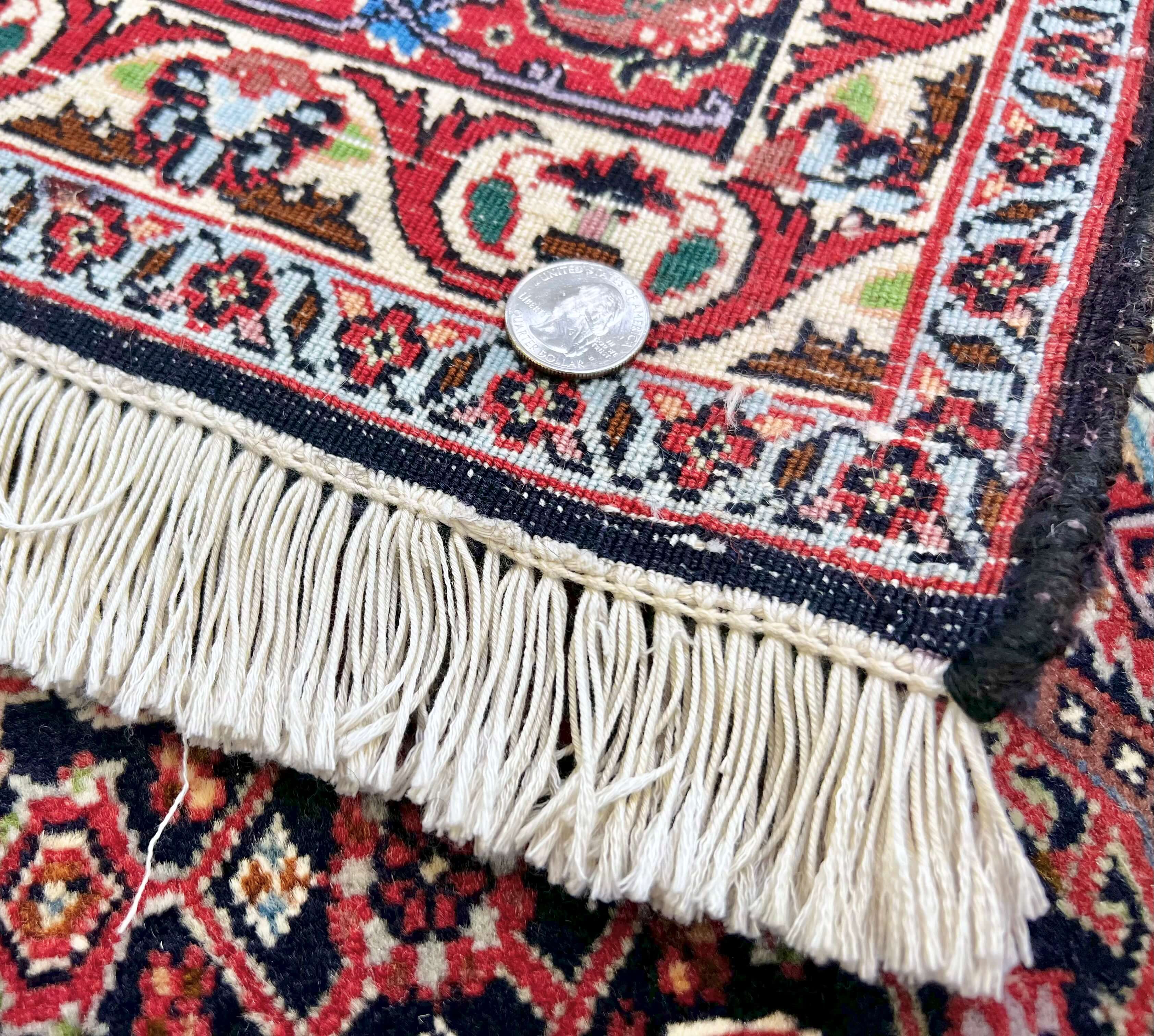Bijar (6'07"x9'05") red/indigo - Image 11