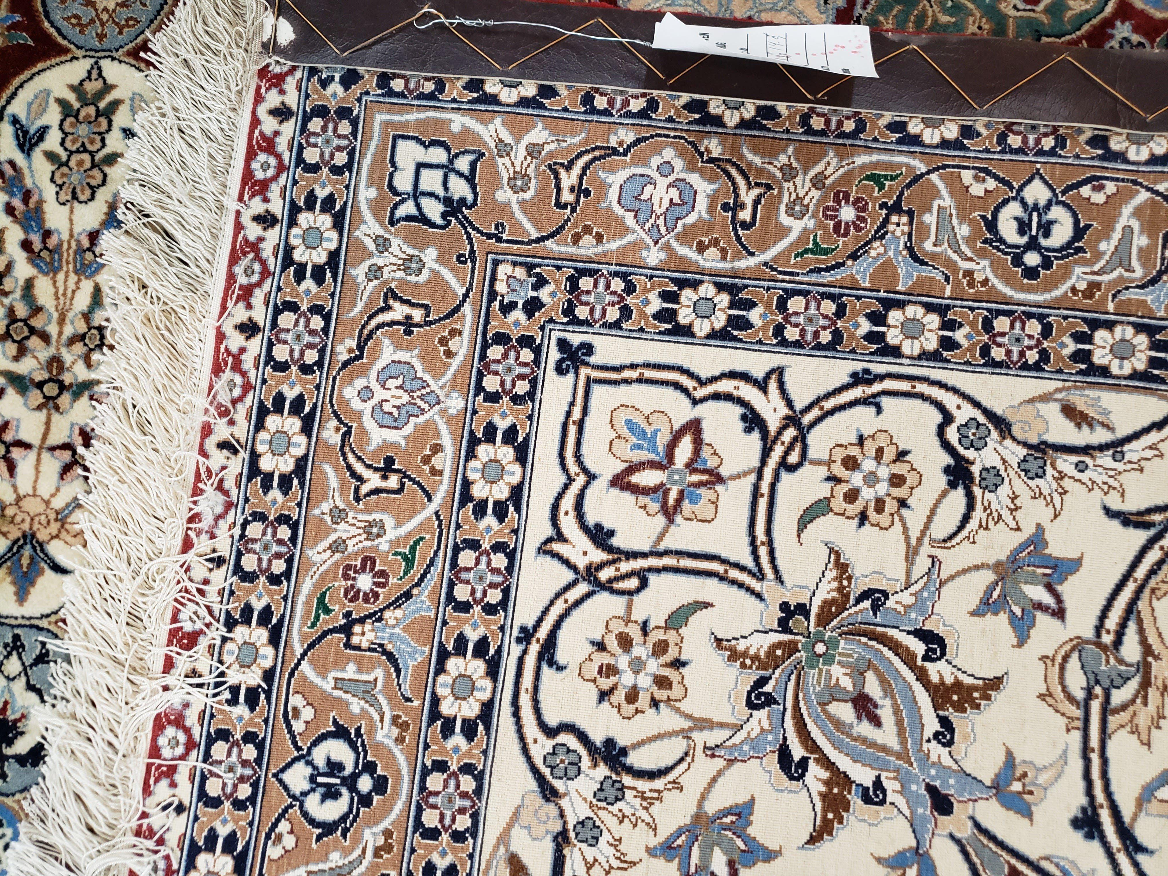 Persian Nain Rug 11x15 – Wool on Silk, Hand-Knotted, Signed Masterpiece - Image 10