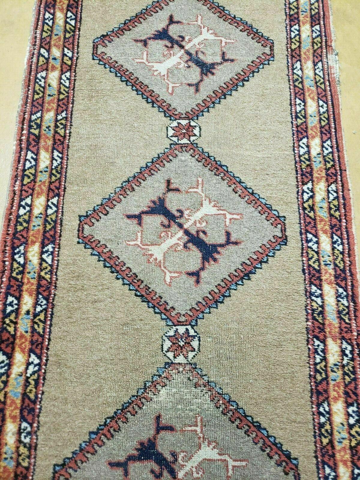 Persian Sarab Runner 2 x 11, Antique Tribal Persian Runner Rug - Image 3