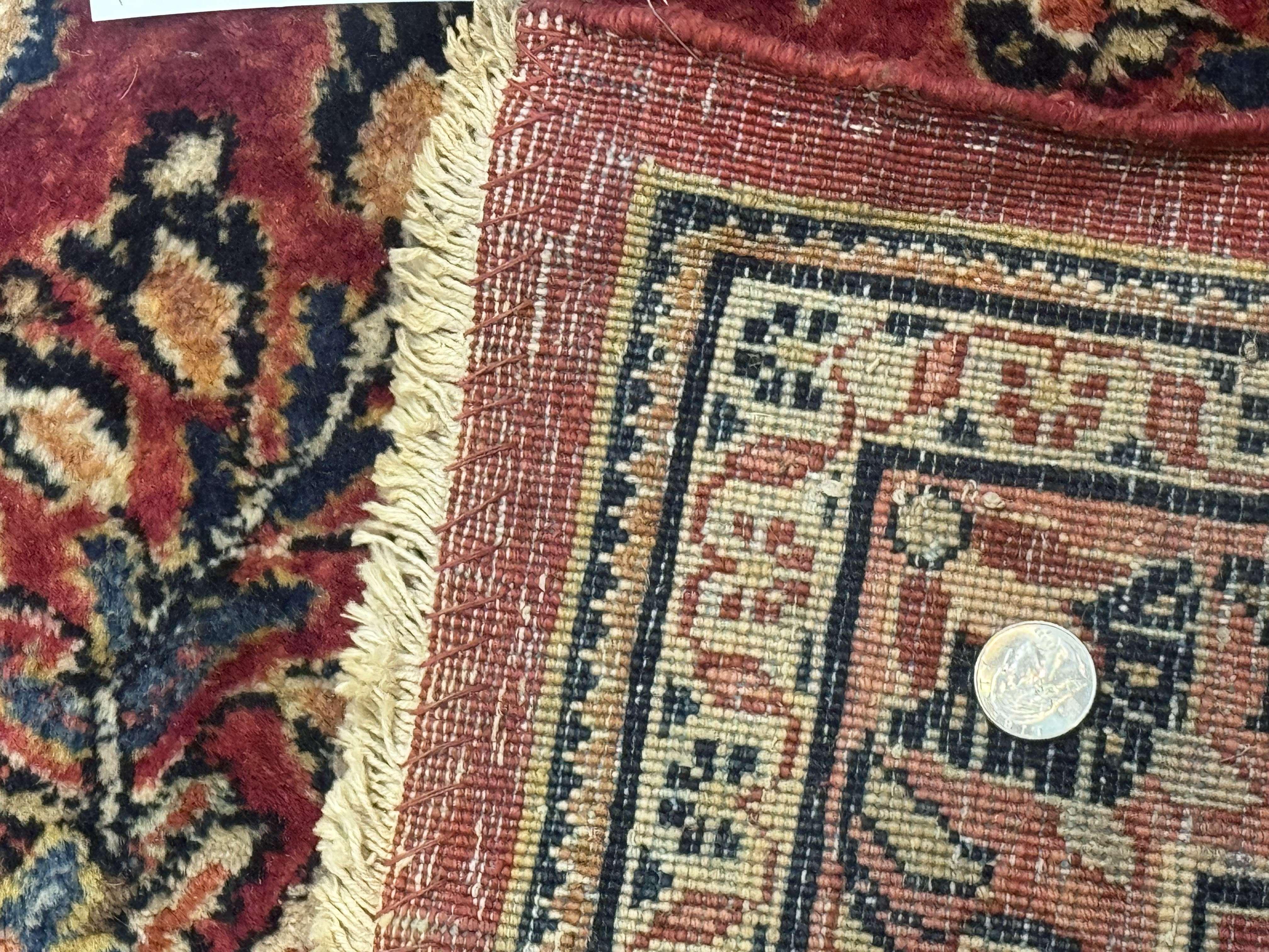 Persian Sarouk Rug 10x18, Palace Size Antique Persian Carpet, Wool, Red, Floral, Handmade Traditional Persian Rug, Extra Large Rug - Image 10