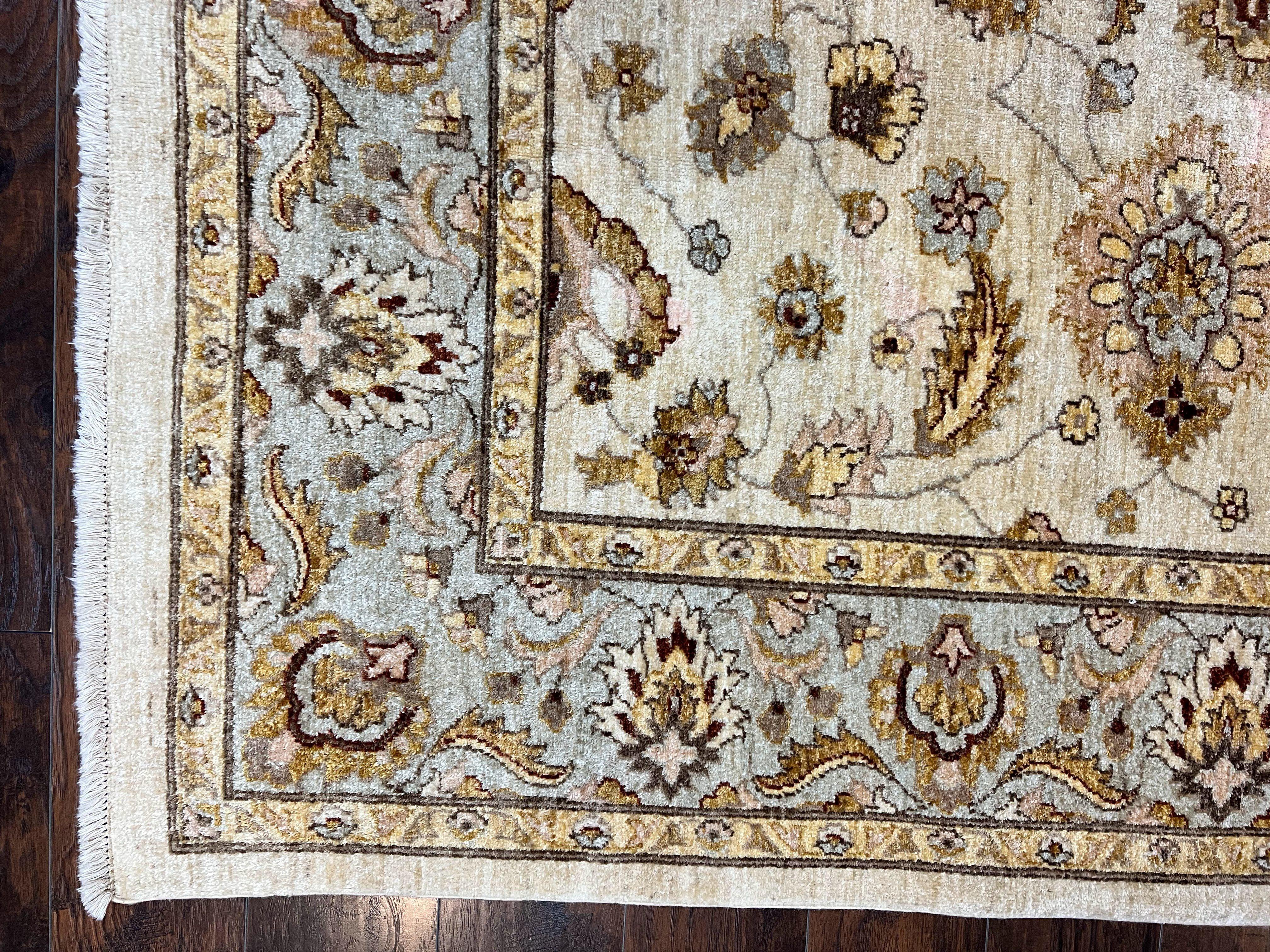Peshawar Rug 8x10, Oushak Rug, Neutral Colors Hand Knotted Farmhouse Rug - Image 8
