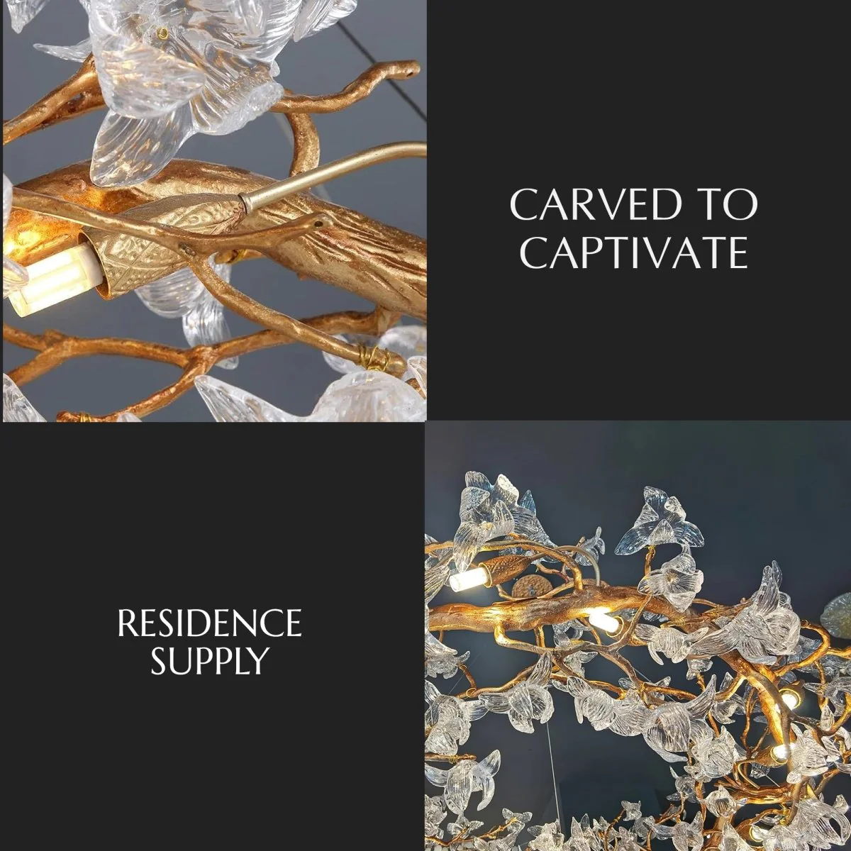 Petala Crystal Round Chandelier - Image 9