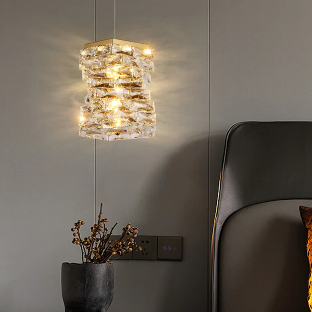 Twist Linear Crystal Chandelier - Image 14
