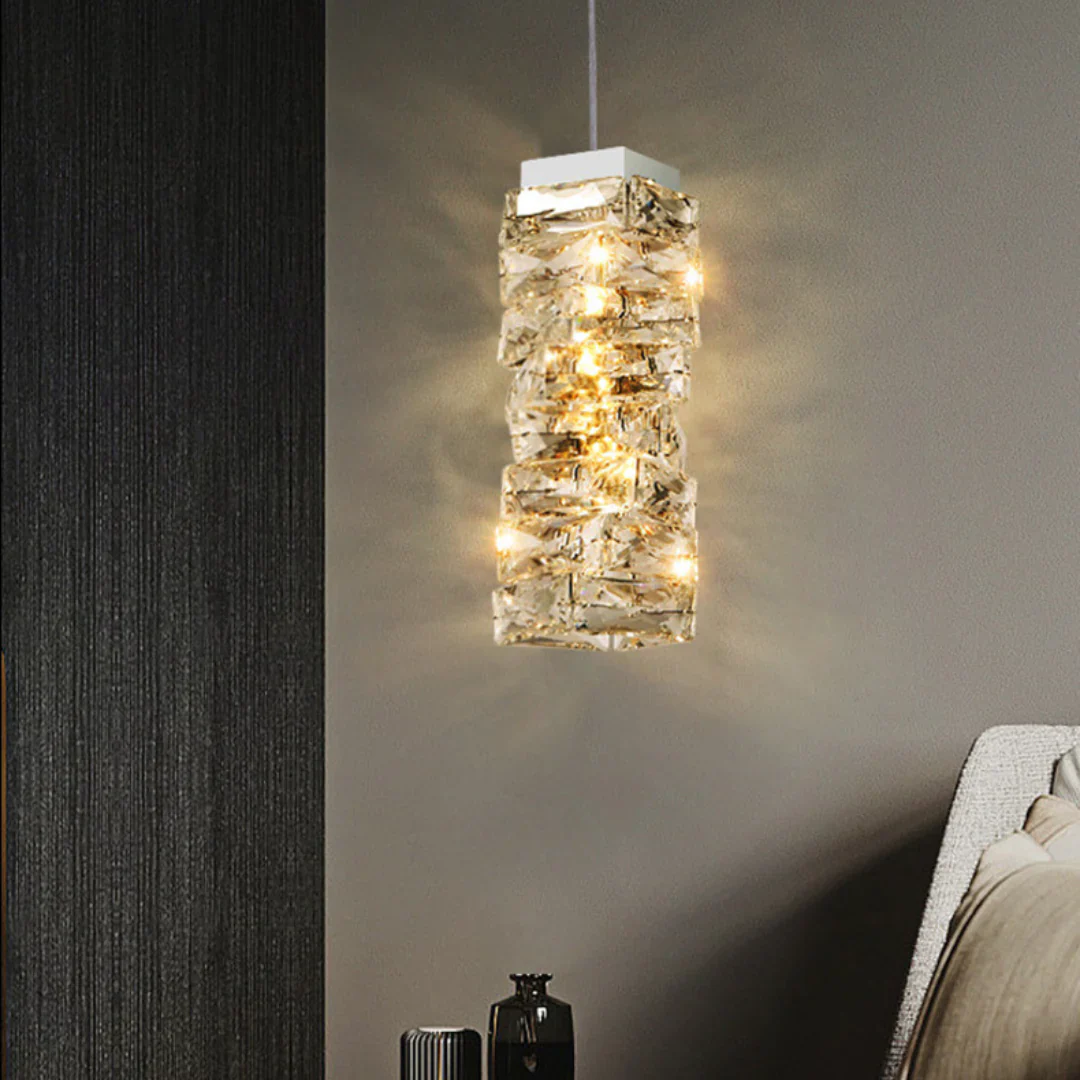 Twist Linear Crystal Chandelier - Image 16