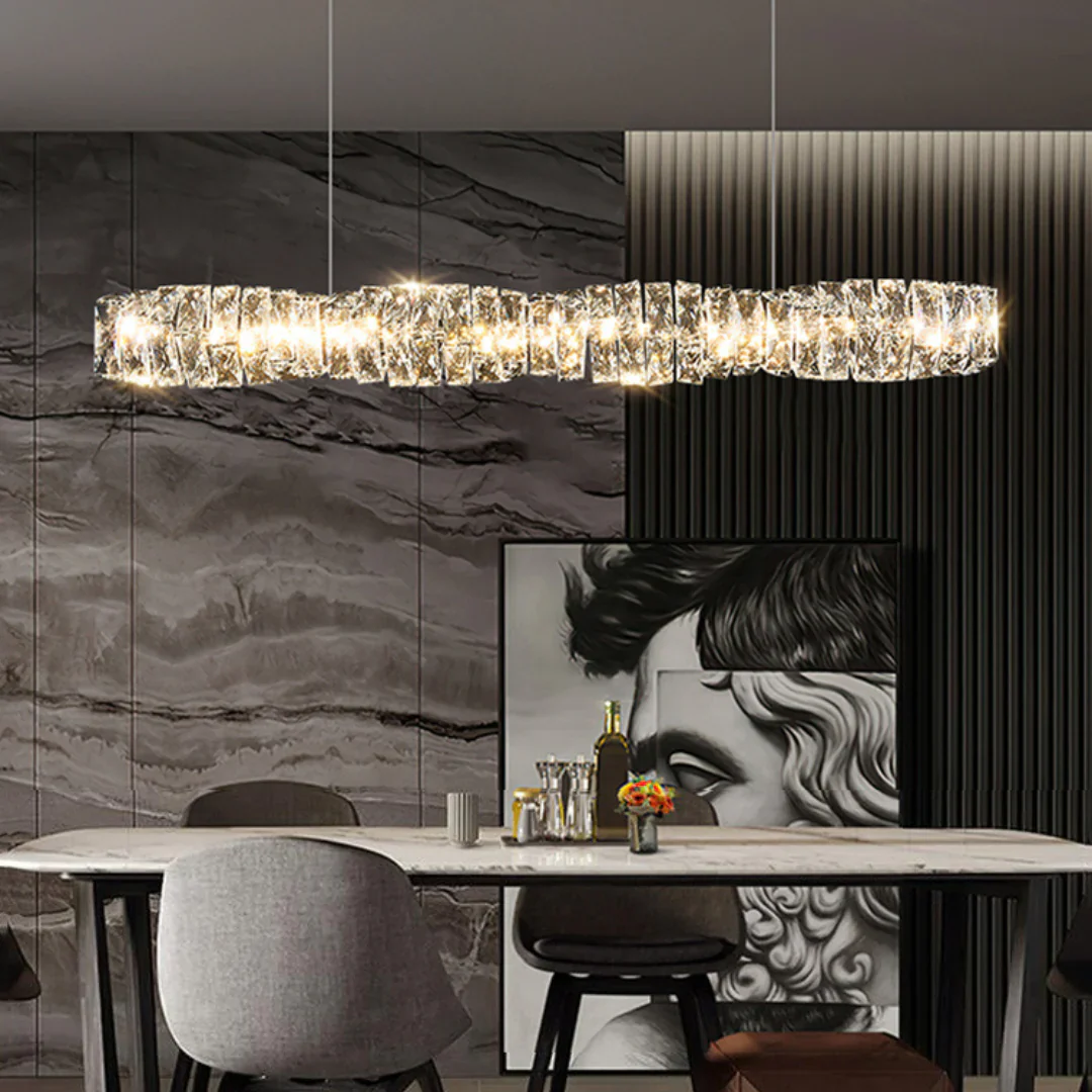 Twist Linear Crystal Chandelier - Image 18