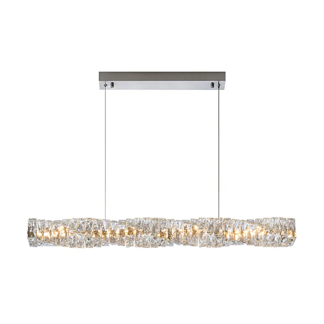 Twist Linear Crystal Chandelier - Image 28