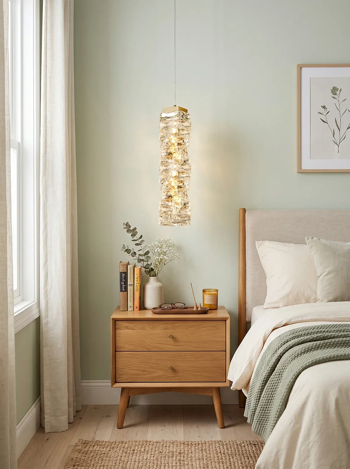 Twist Linear Crystal Chandelier - Image 4