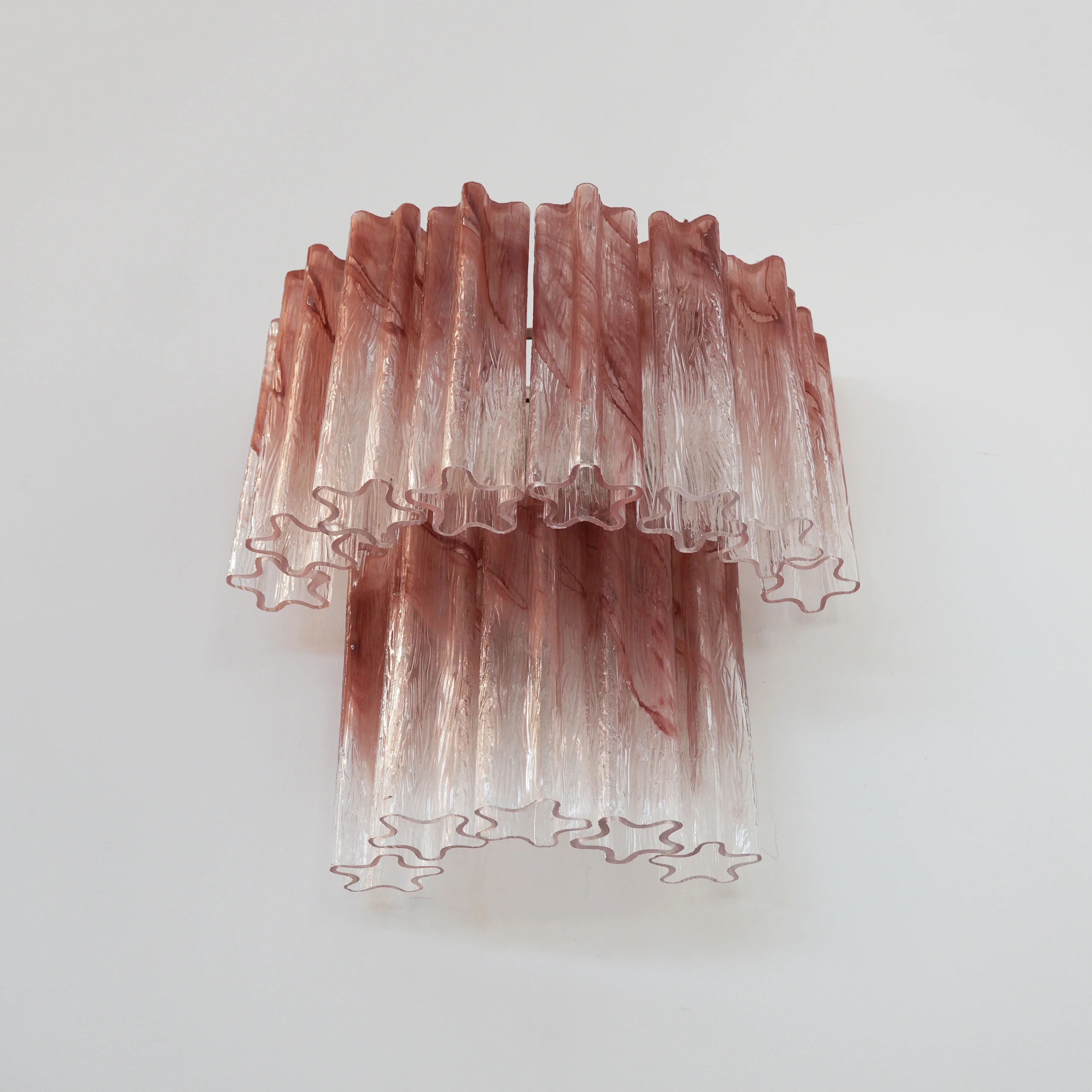 Star-Shaped Red Gradient Glass Wall Lamp - Image 14