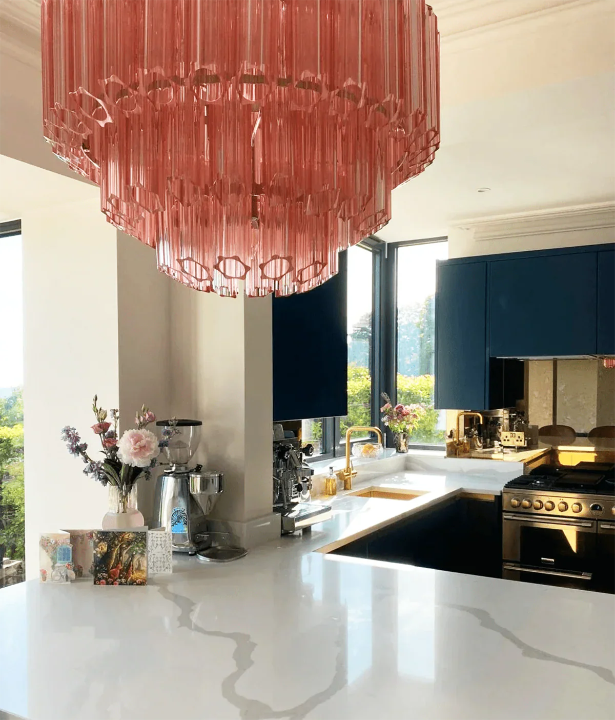 Pink Palermo Round Chandelier - Image 7