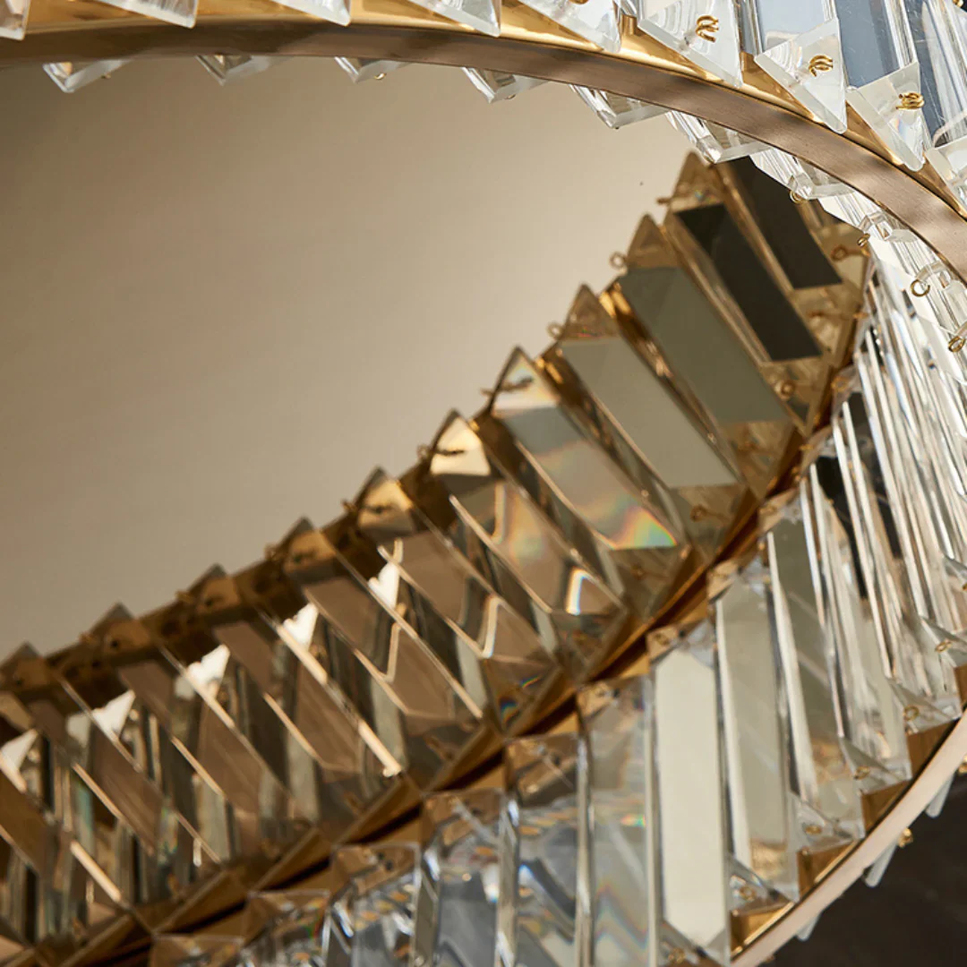 Plafonnier Glass Crystal Ceiling Light - Image 14