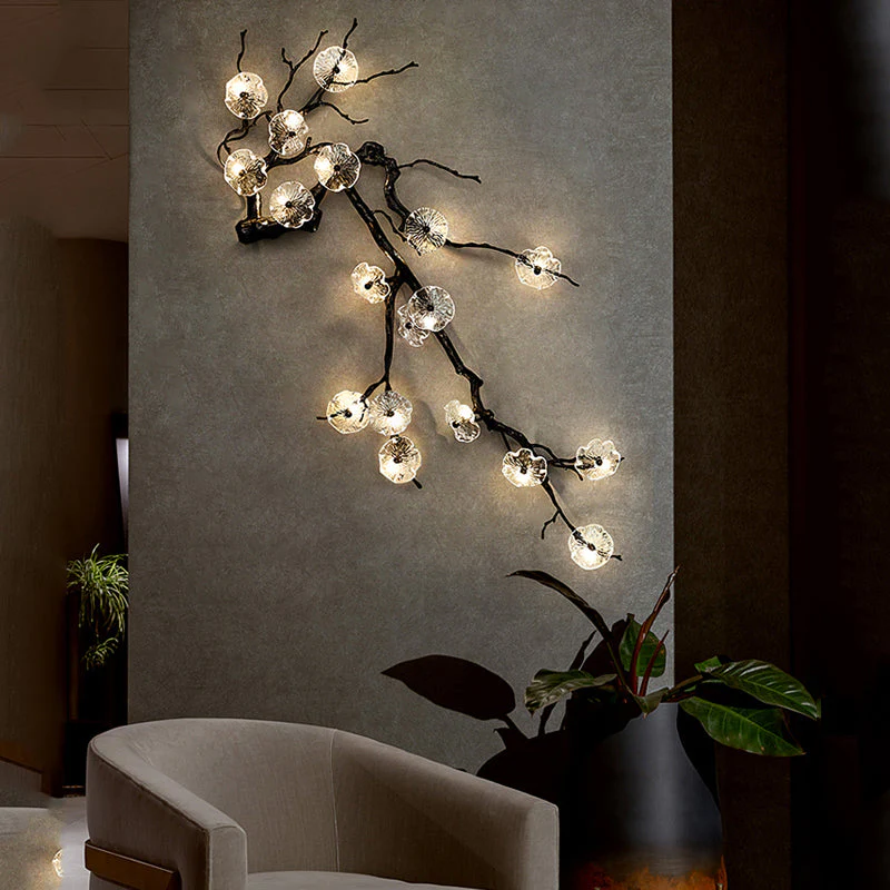 Plum Blossoms Wall Lamp - Image 6
