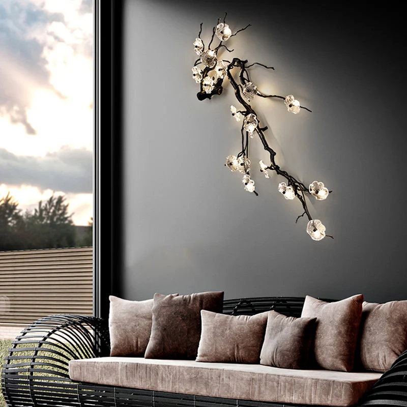 Plum Blossoms Wall Lamp - Image 7