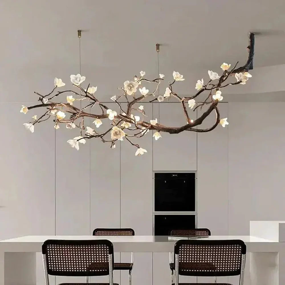 Plum Tree Branch Chandelier - Image 10