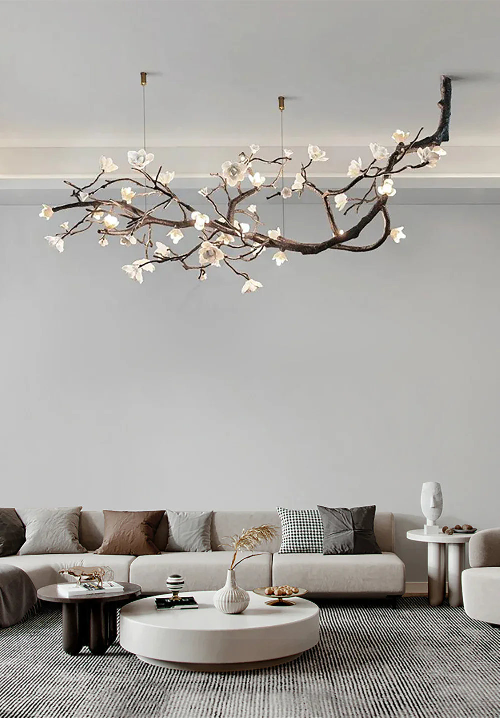 Plum Tree Branch Chandelier - Image 17