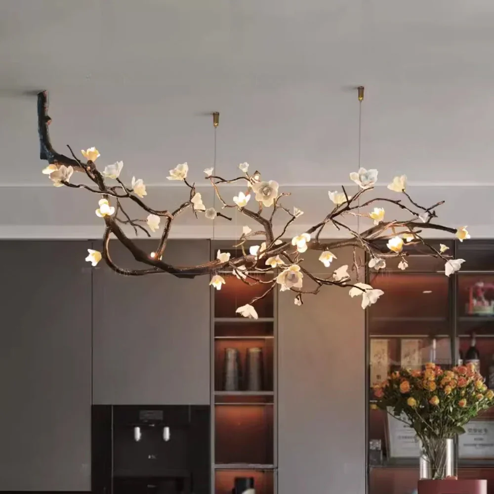 Plum Tree Branch Chandelier - Image 8