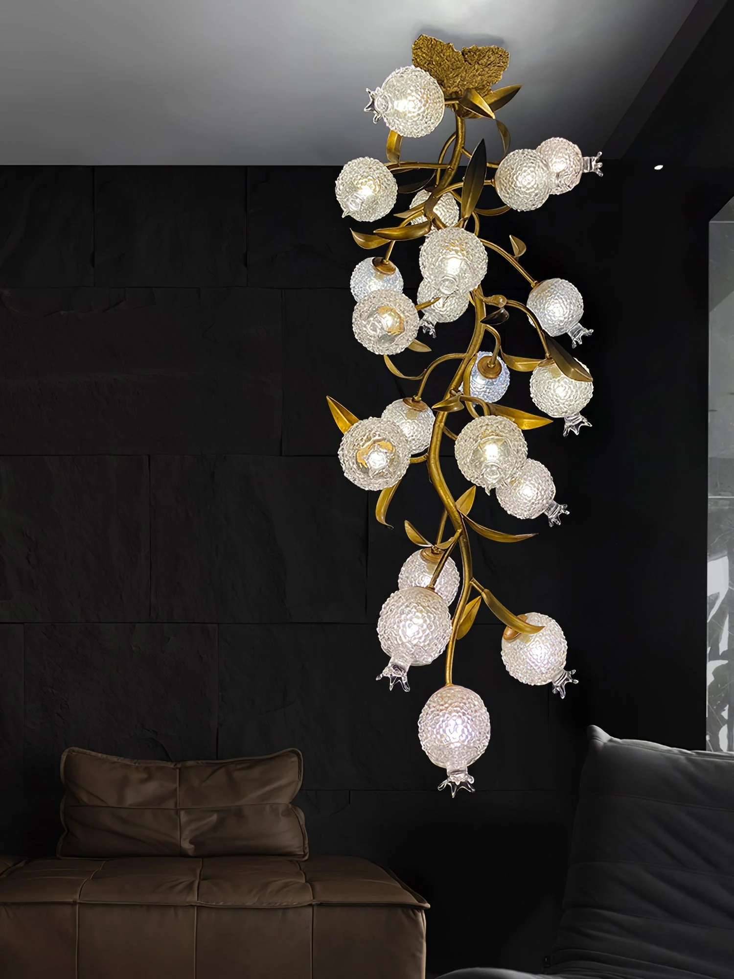 Pomegranate Brass Ceiling Lamp - Image 12
