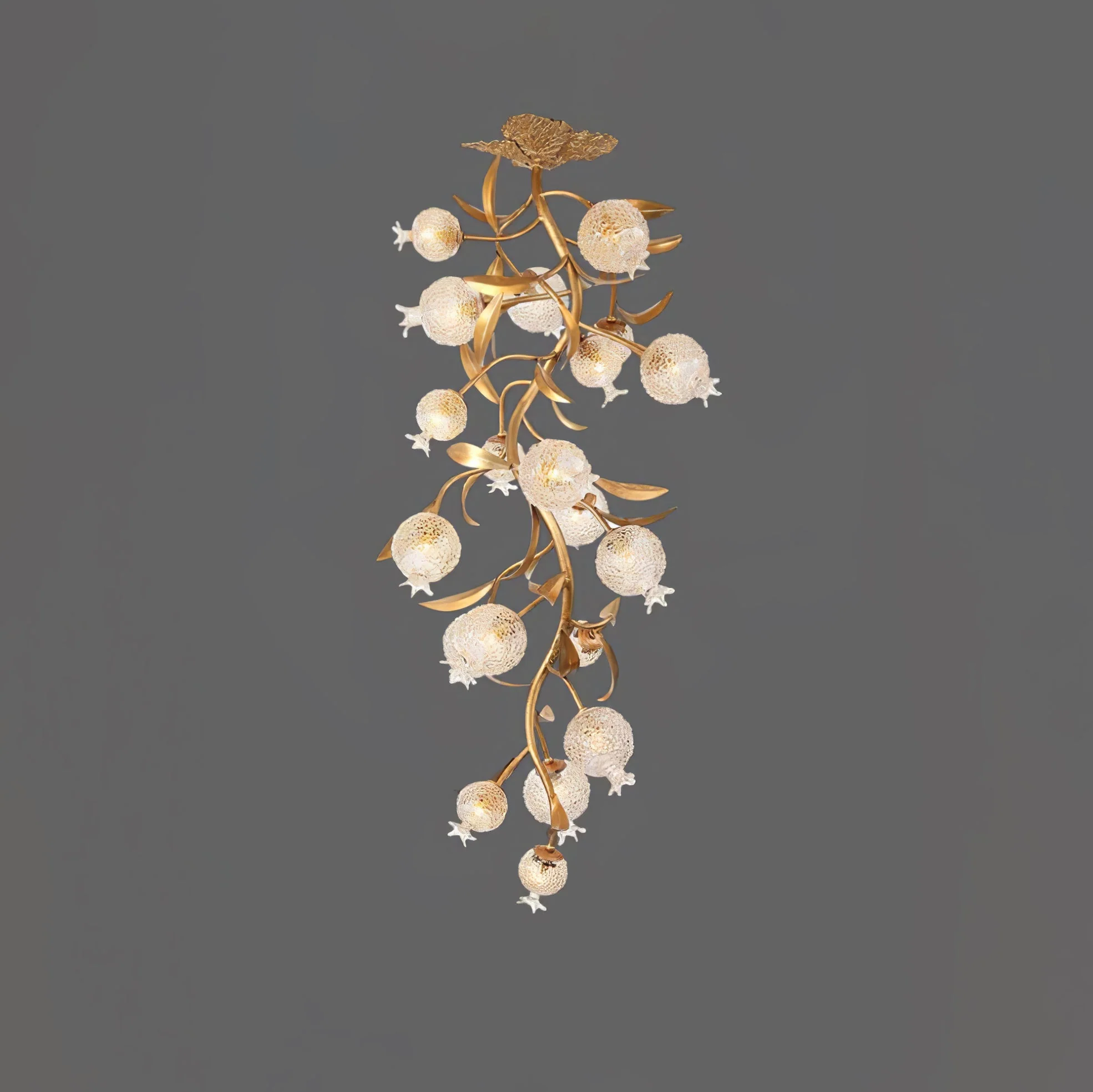 Pomegranate Brass Ceiling Lamp - Image 15