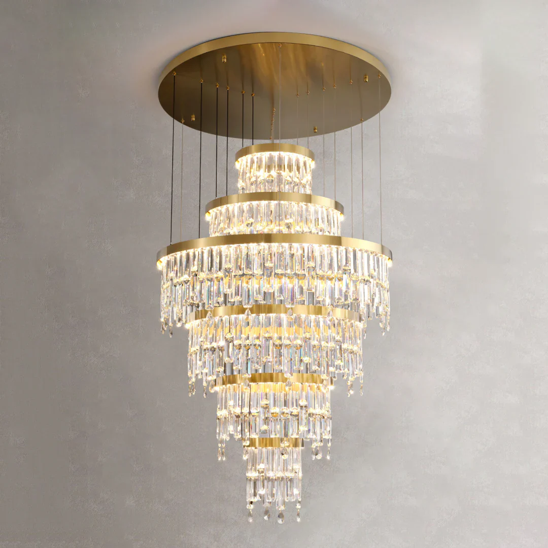 Prazzo Ring Staircase Crystal Chandelier - Image 15