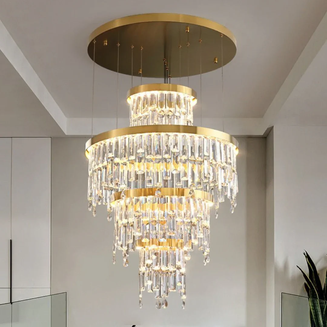 Prazzo Ring Staircase Crystal Chandelier - Image 7