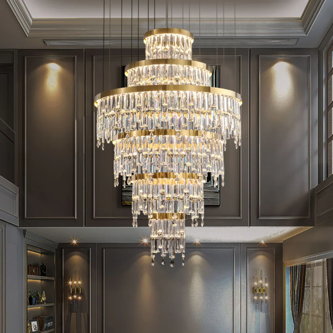 Prazzo Ring Staircase Crystal Chandelier - Image 9